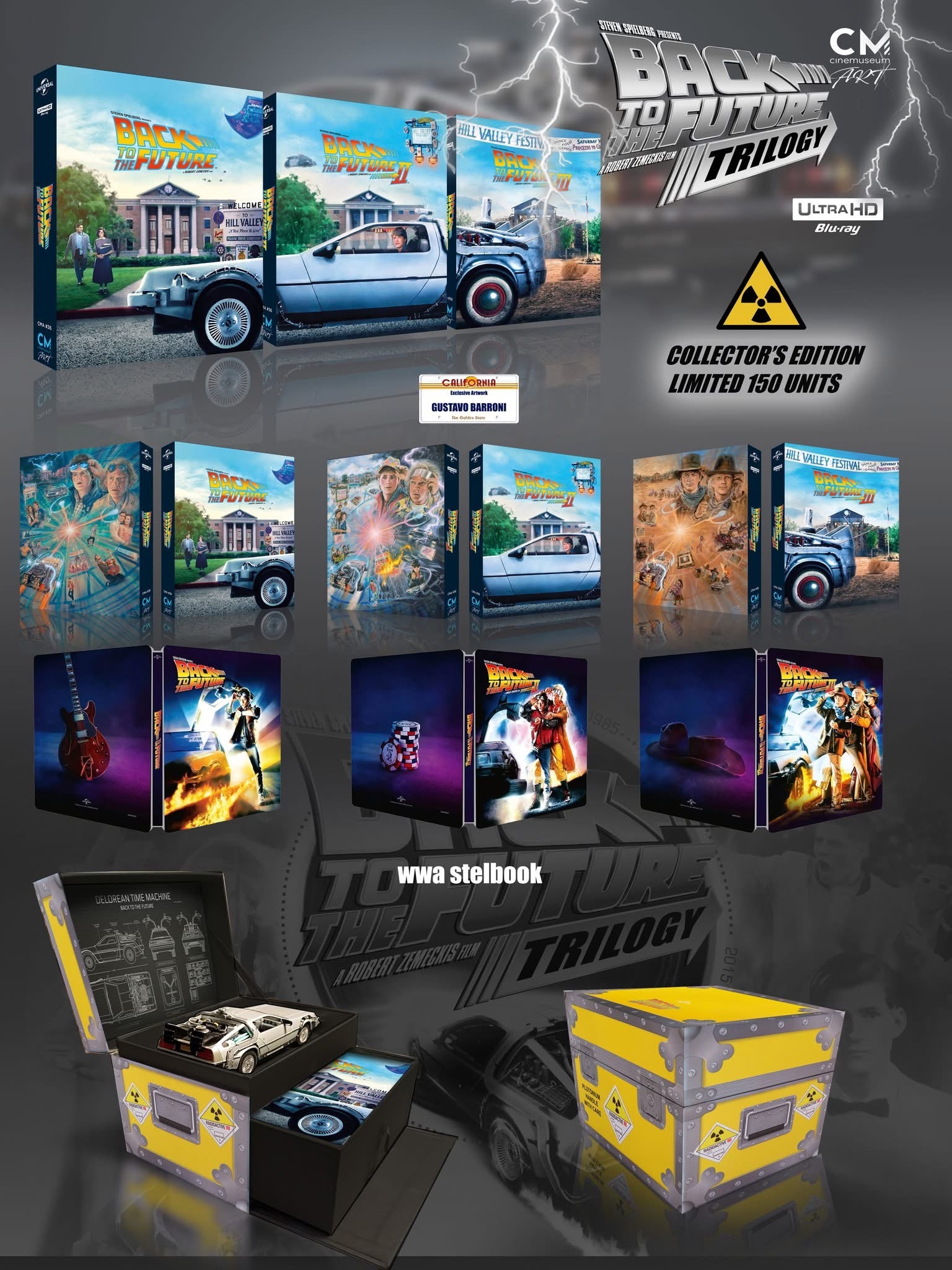 Cinemuseum - Back To The Future Variant Edition Boxset 4K UltraHD