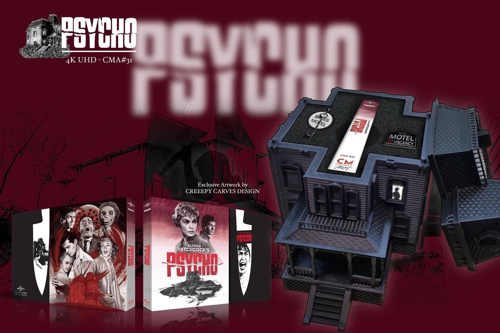 Cinemusem- Psycho with replica Motel Boxset