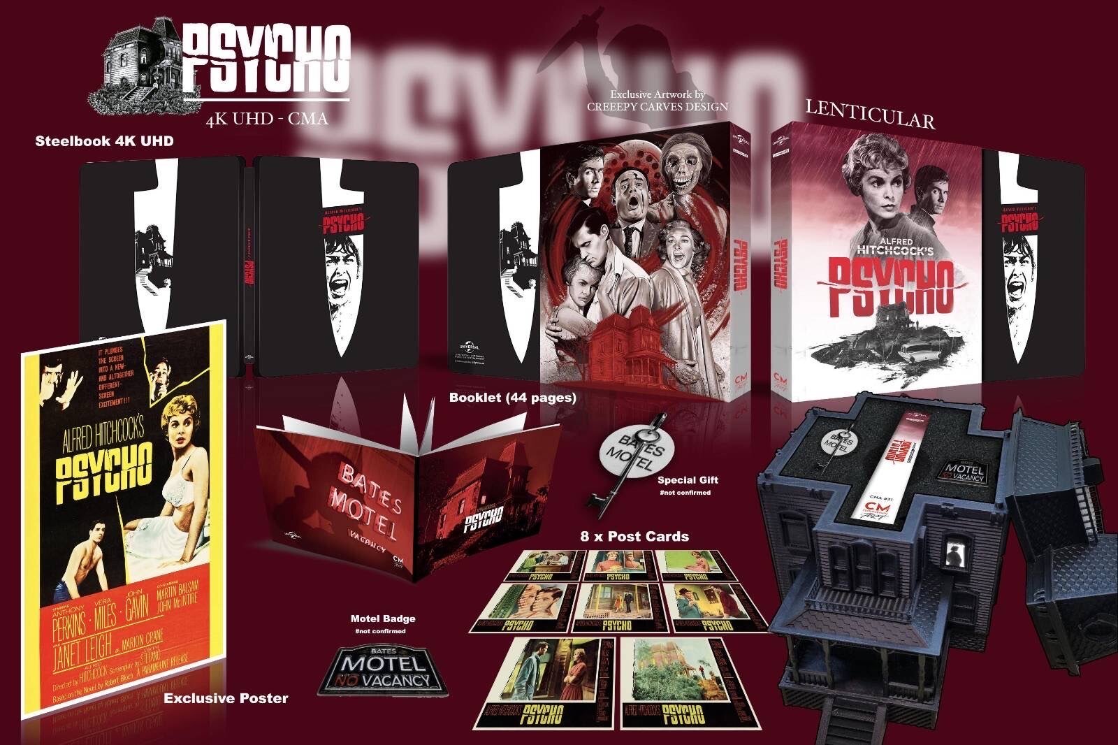 Cinemusem- Psycho with replica Motel Boxset
