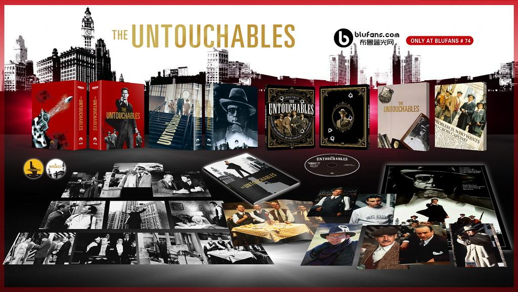 Blufans - The Untouchables Limited Edition Steelbook Set 4K UltraHD
