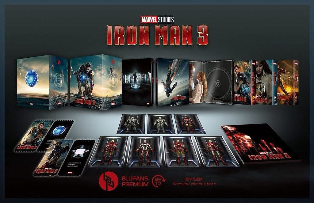 Blufans- Iron Man Trilogy Complete Set