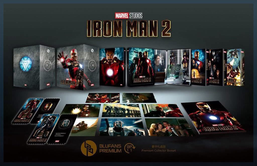 Blufans- Iron Man Trilogy Complete Set