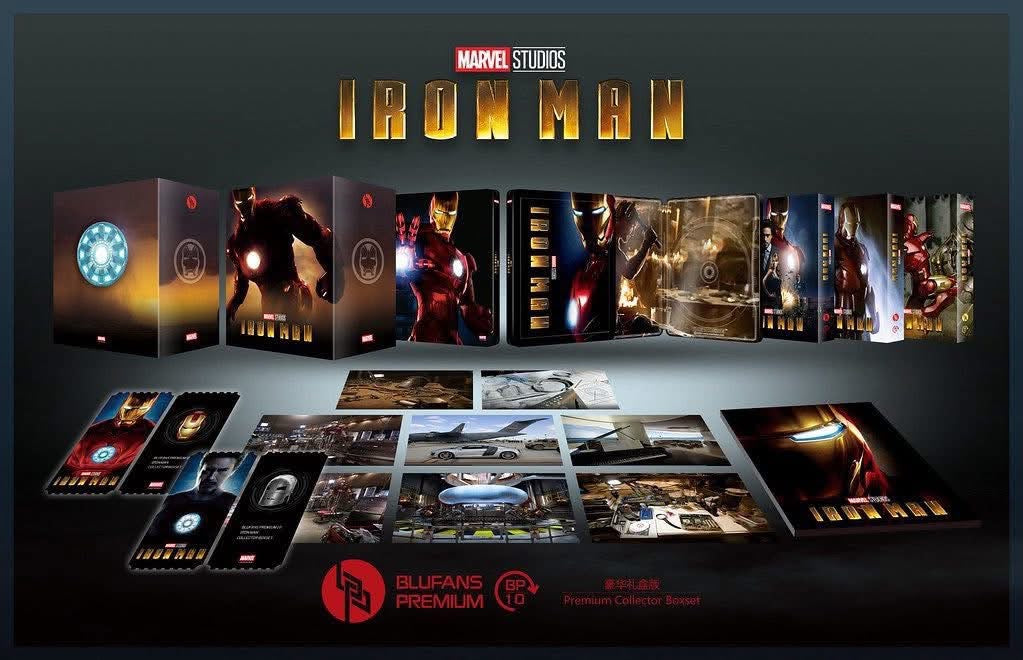 Blufans- Iron Man Trilogy Complete Set