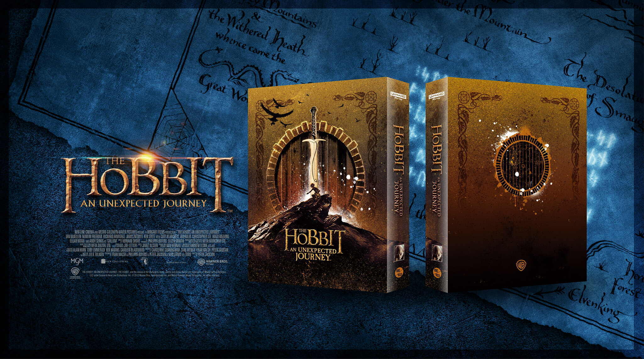 Blufans - The Hobbit Trilogy (Theatrical Editions) One Click Sets