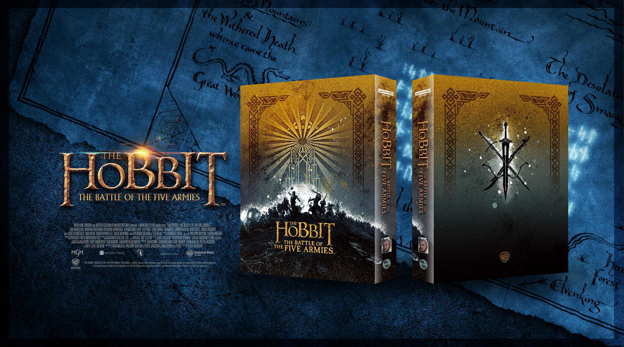 Blufans - The Hobbit Trilogy (Theatrical Editions) One Click Sets