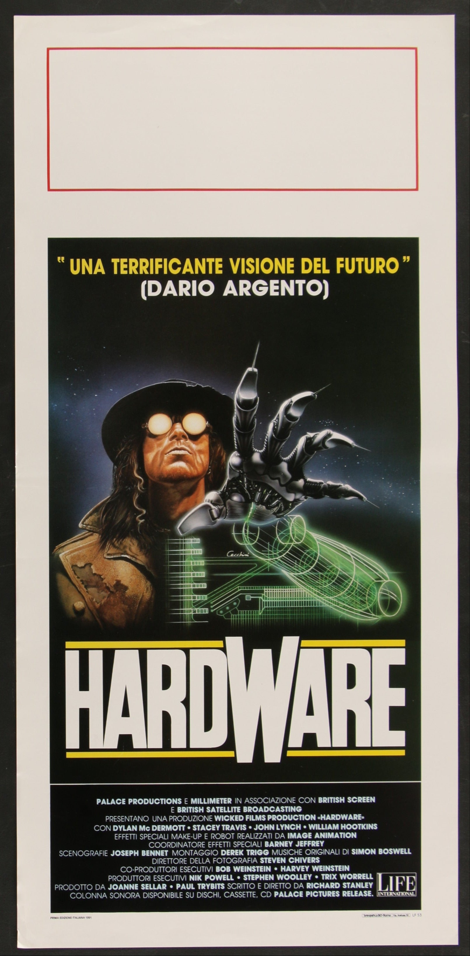 Hardware 1990 Original Italian Locandina Movie Poster Steelbook Life hardware-1990-original-italian-locandina-movie-poster-steelbook-life