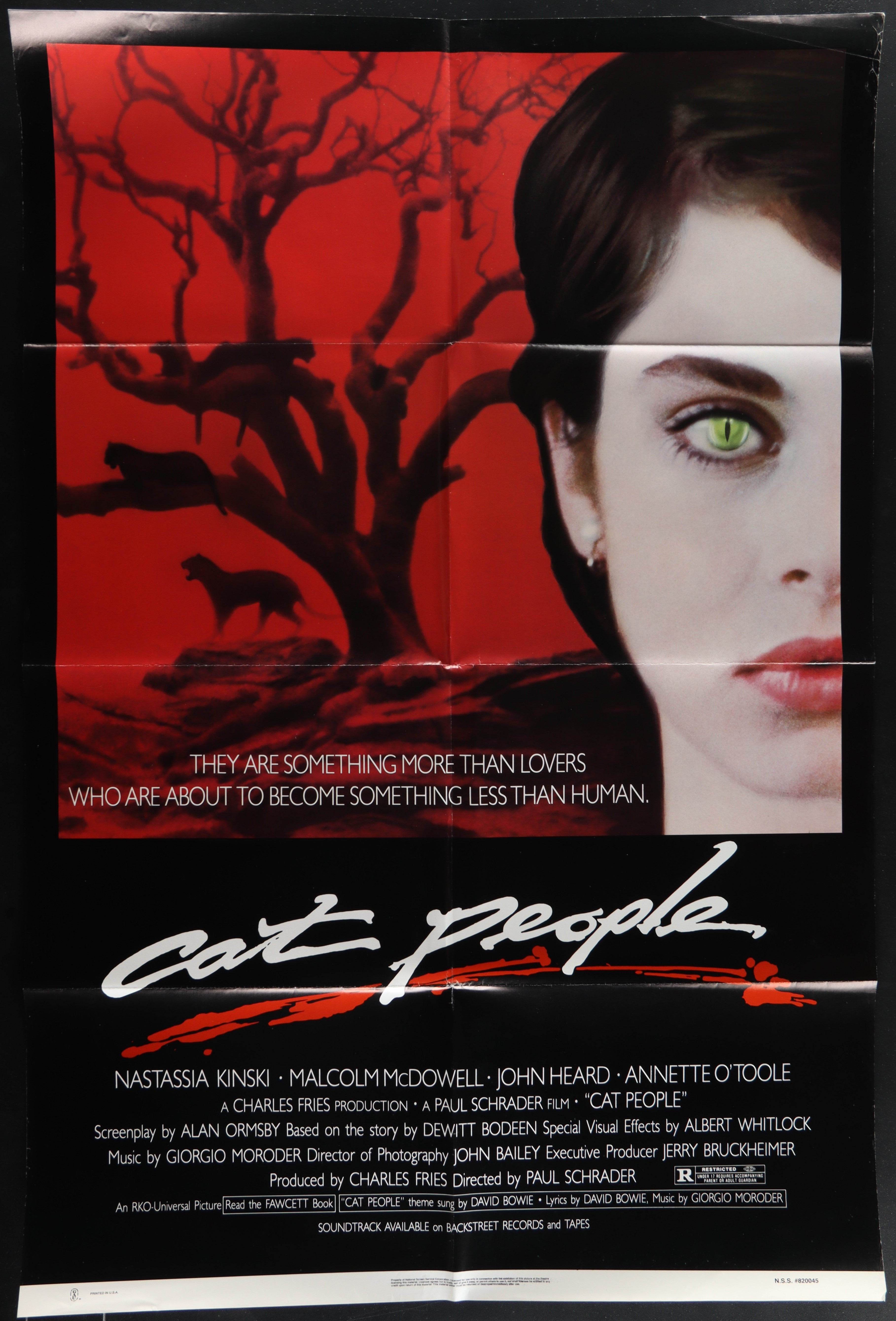 Cat People (1982) Original US One Sheet Movie Poster