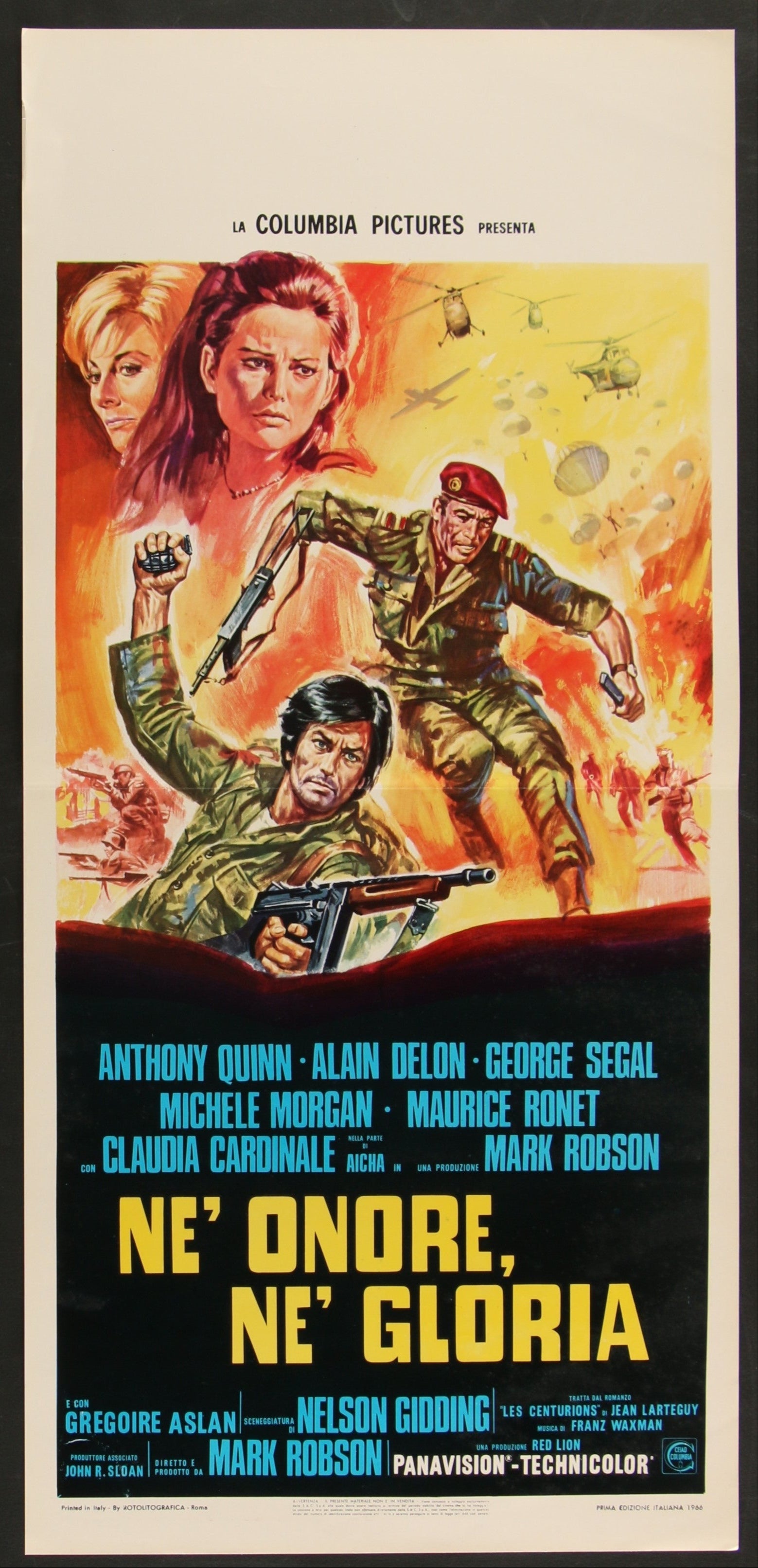 Lost Command (1966) Original Italian Locandina Movie Poster