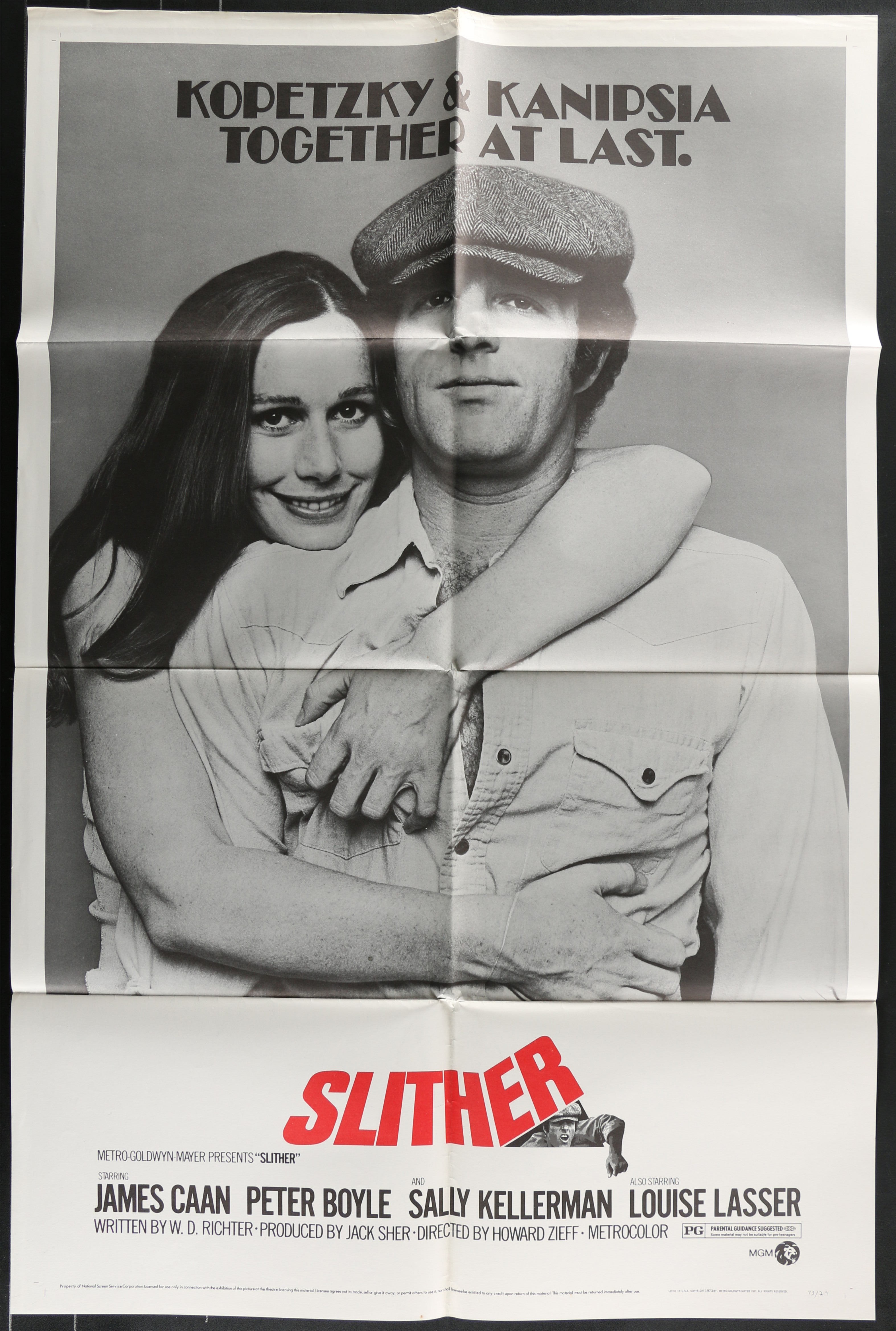 Slither (1973) Original US One Sheet Movie Poster