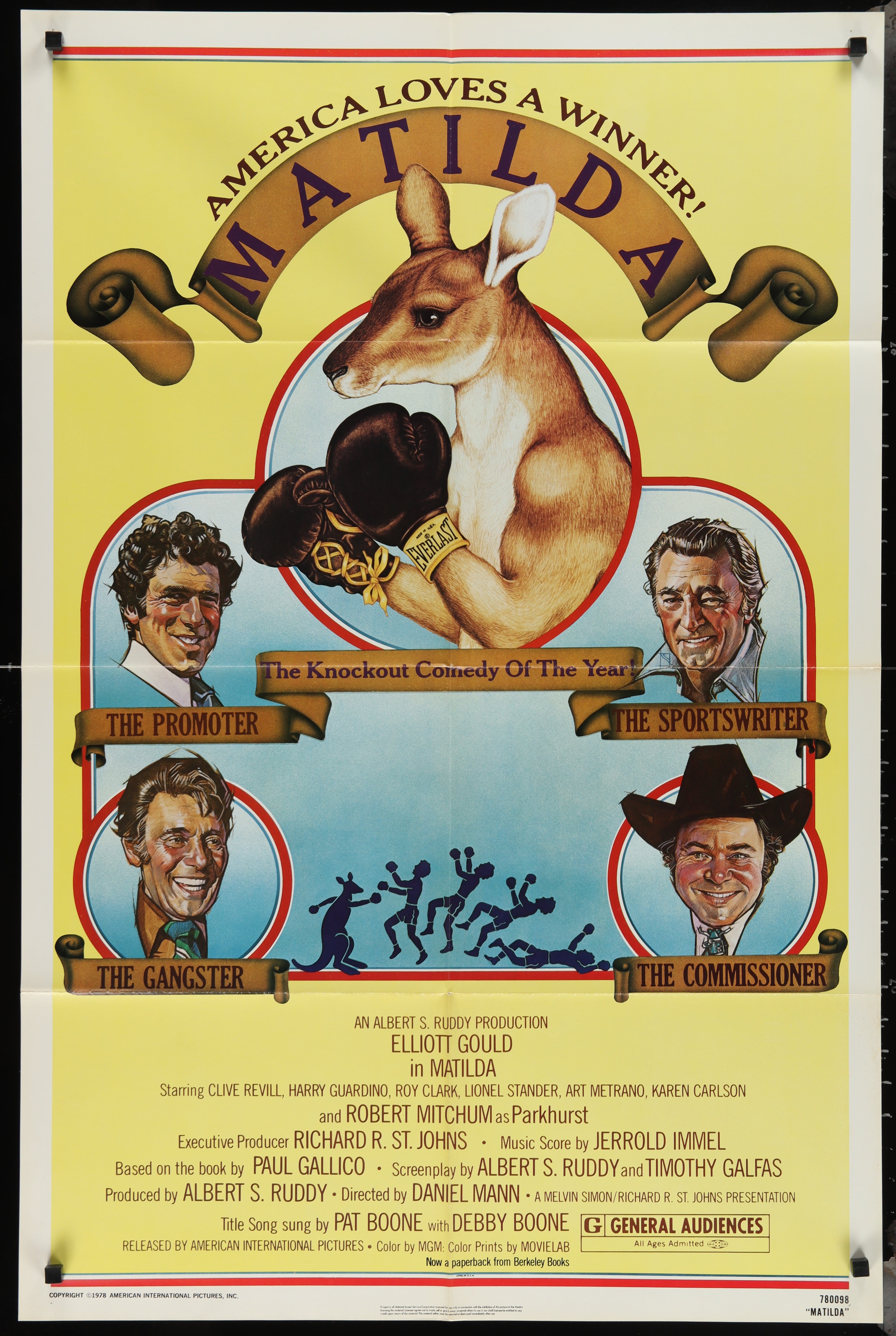 Matilda (1978) Original US One Sheet Movie Poster