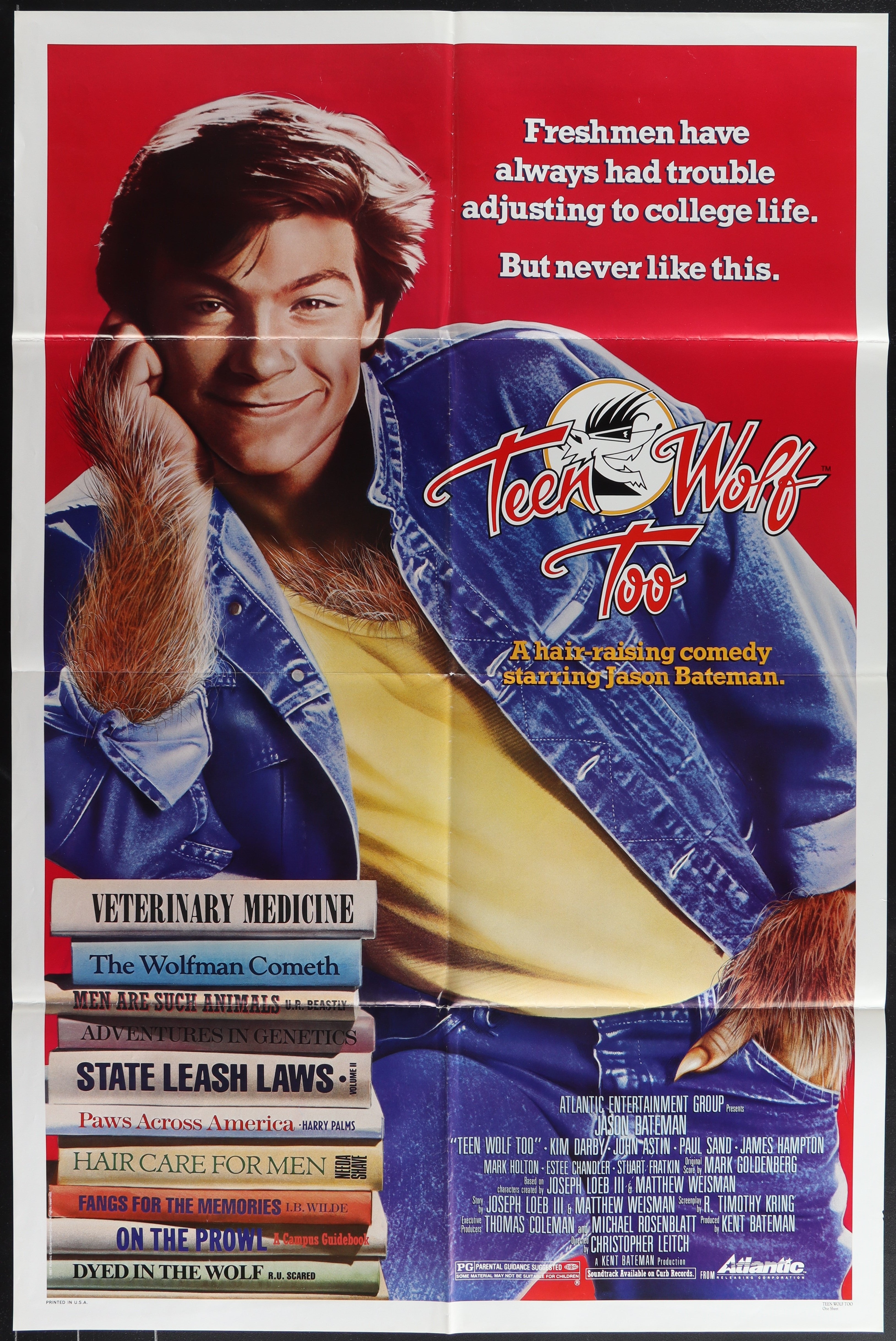 Teen Wolf Too (1987) Original US One Sheet Movie Poster