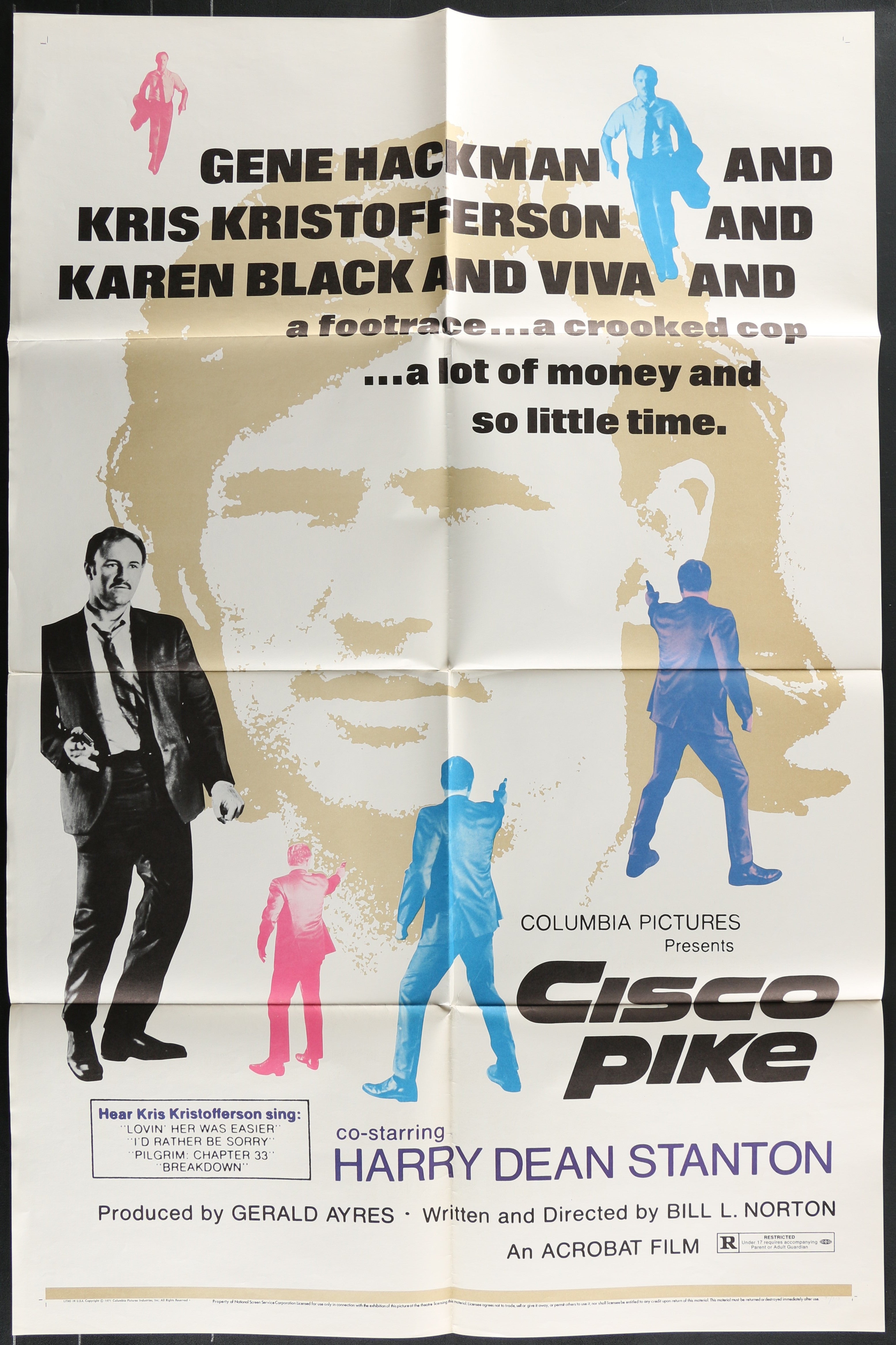 Cisco Pike (1971) Original US One Sheet Movie Poster