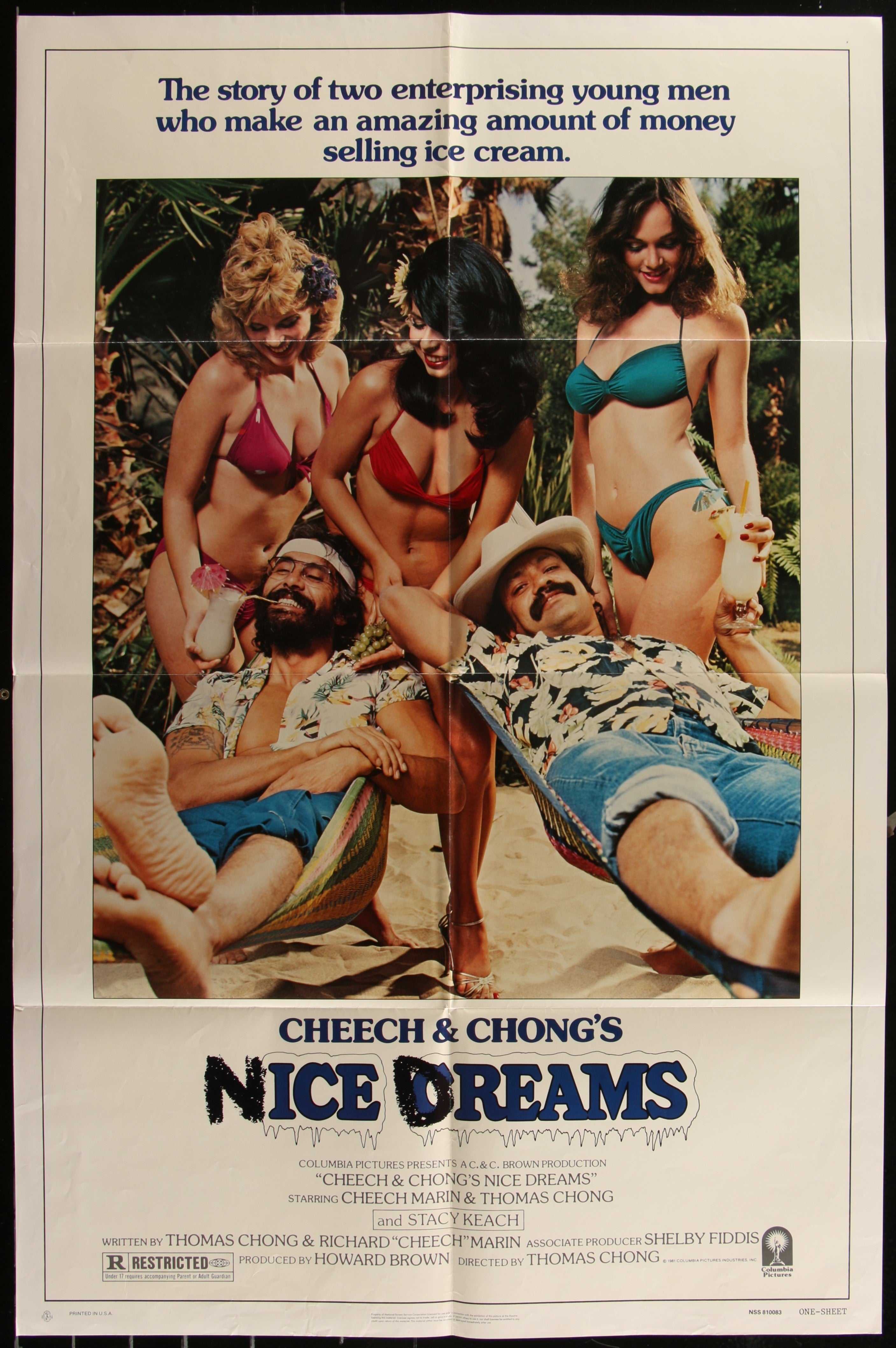 Cheech & Chong's Nice Dreams (1981) Original US One Sheet Movie Poster