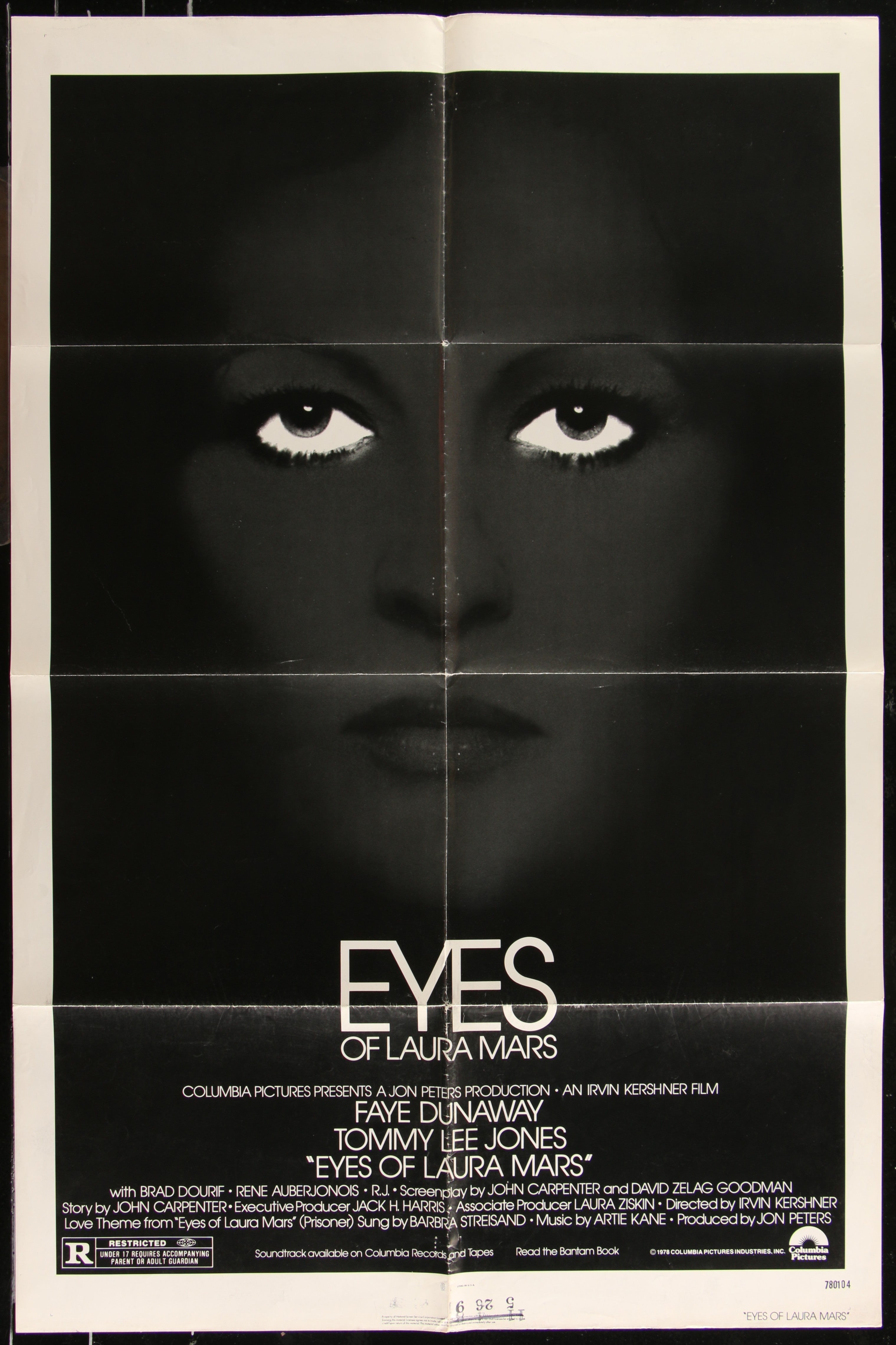 Eyes Of Laura Mars (1978) Original US One Sheet Movie Poster