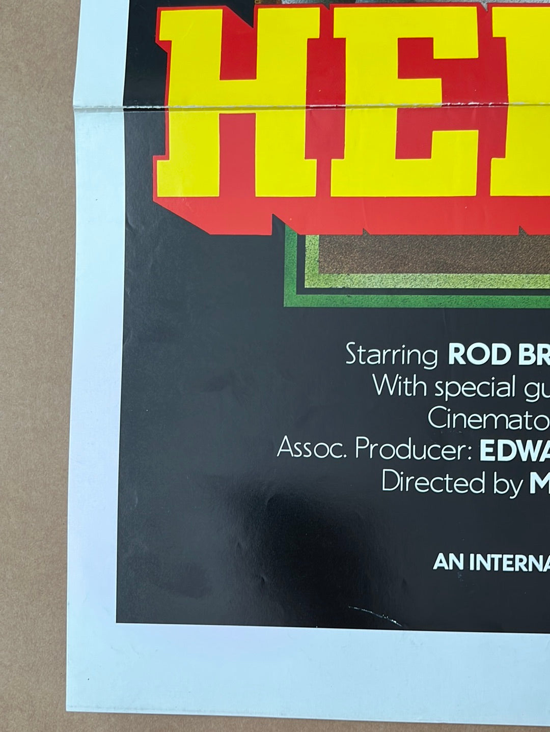 Herowork (1977) Original US One Sheet Cinema Poster