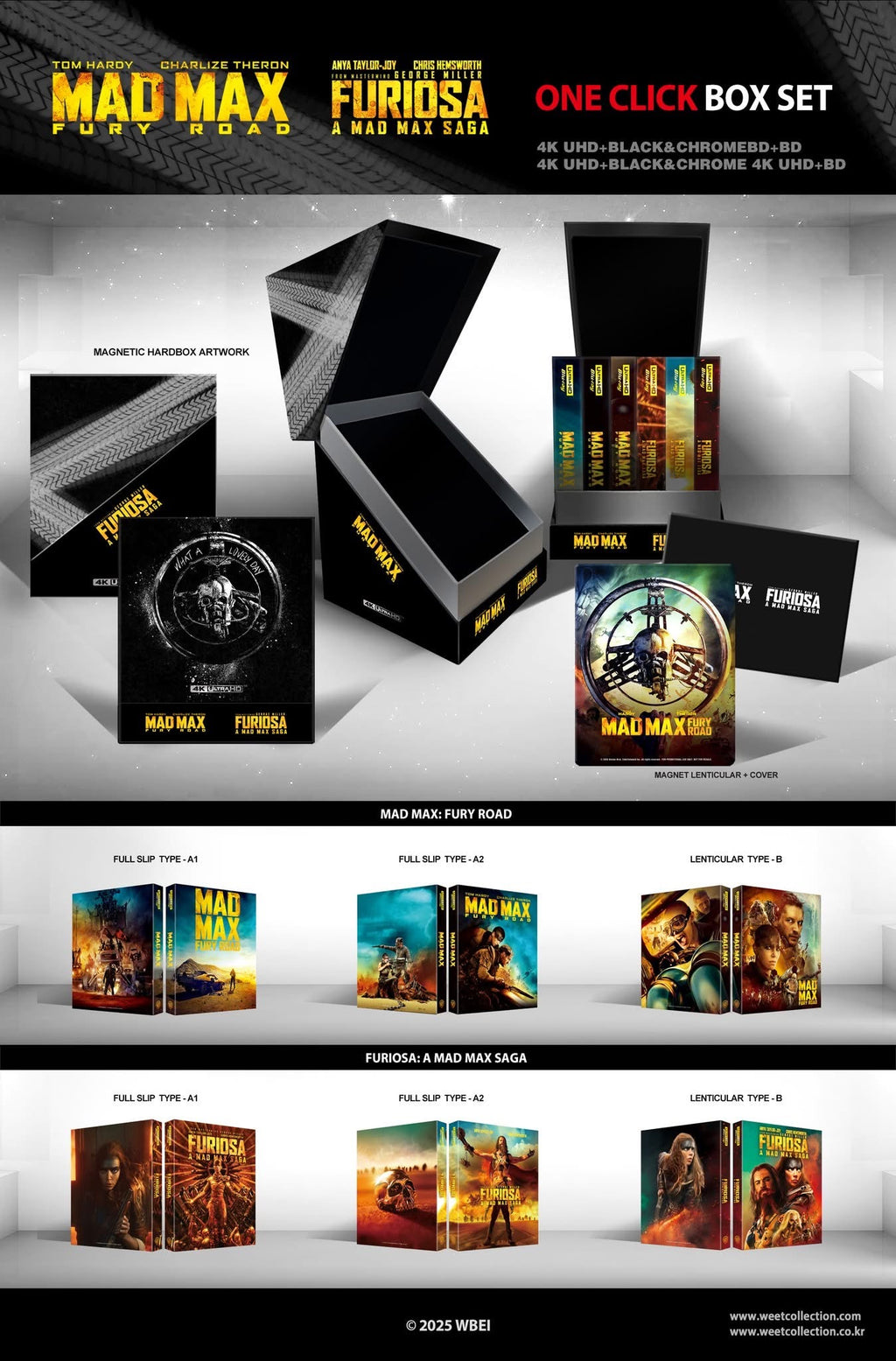 Weetcollection Mad Max Saga One Click 4K Ultra HD