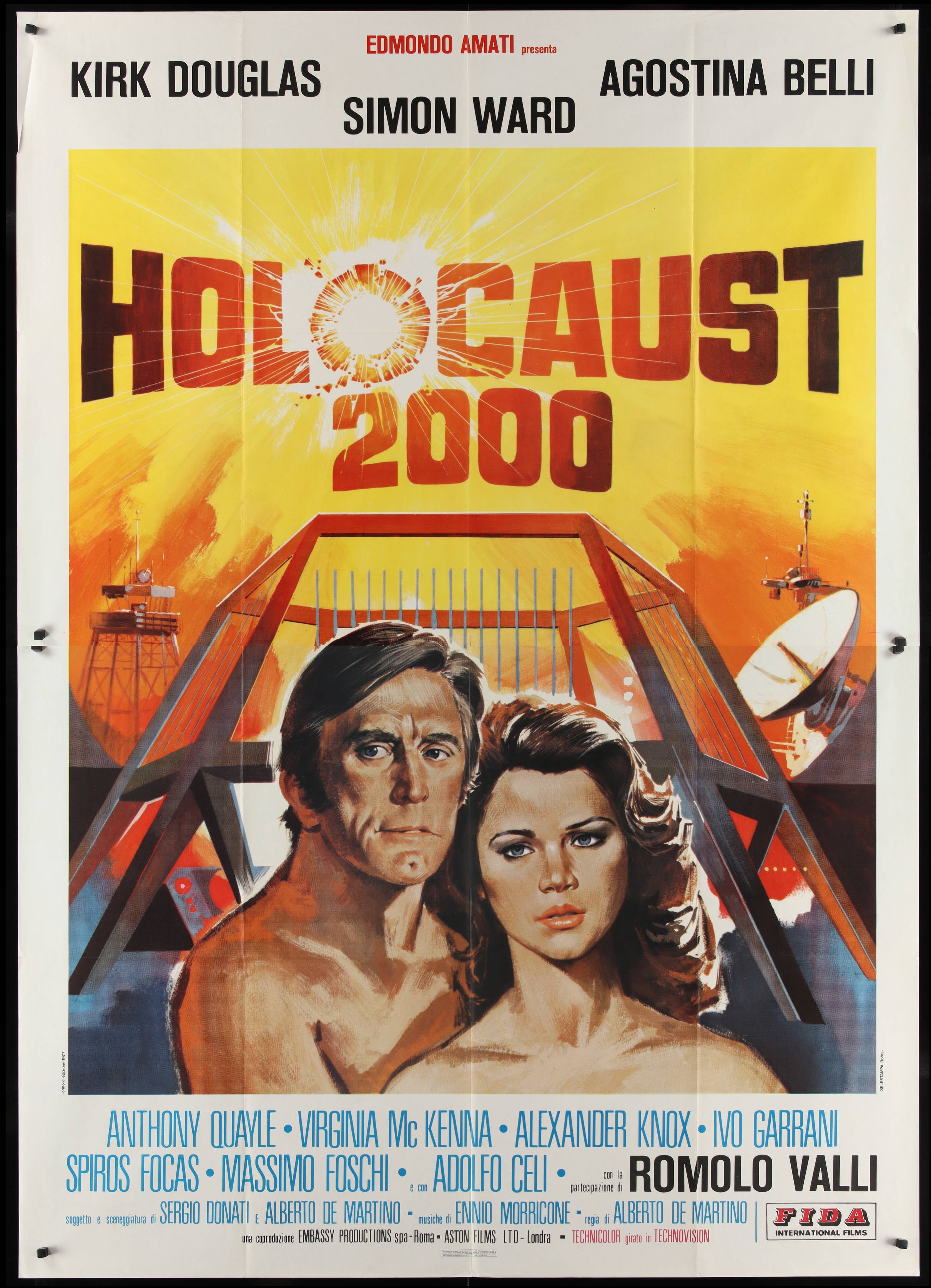 Holocaust 2000 (1977) Original Italian Two Panel Movie Poster