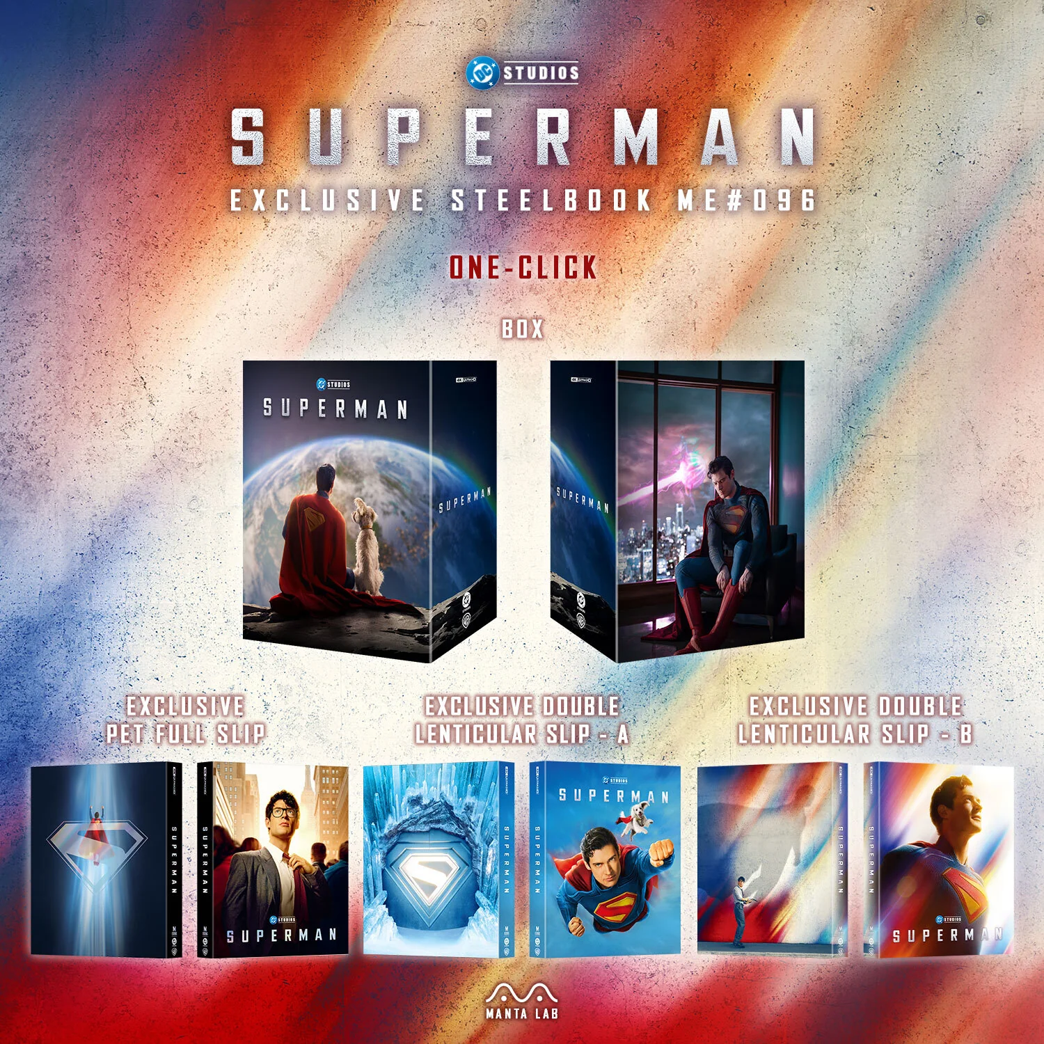Manta Lab [ME#96] Superman Steelbook (One Click)