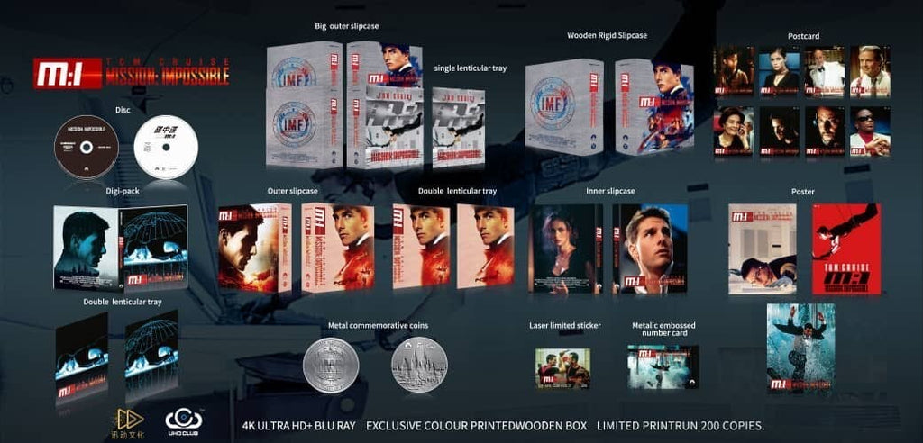UHD Club Mission Impossible Wooden Boxset 4K