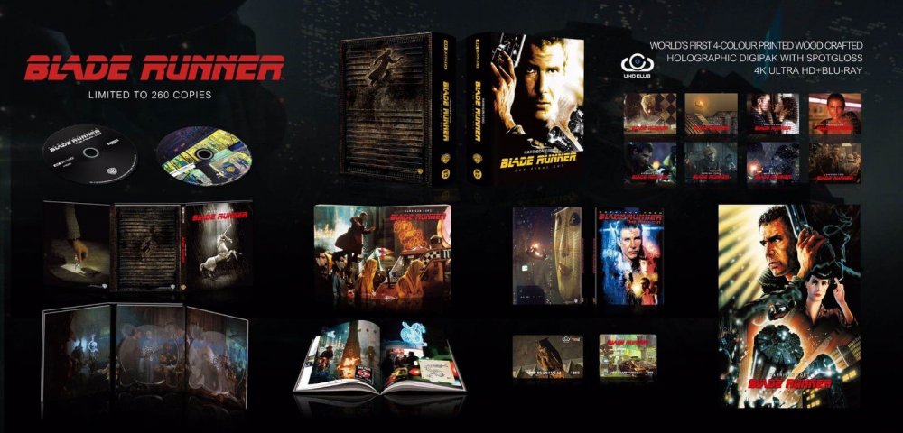 UHD Club Blade Runner + Blade Runner 2049 Wooden Set - 4K UHD