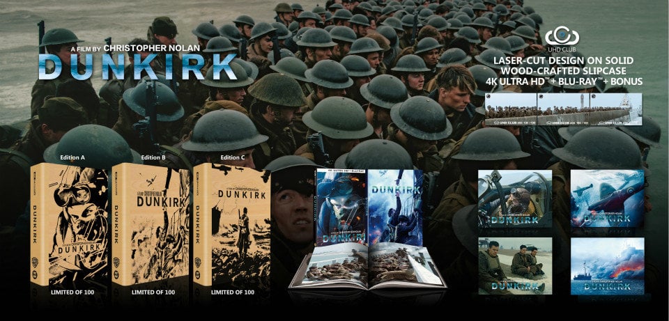 UHD Club Dunkirk Wooden Boxset 4K UHD - Edition A