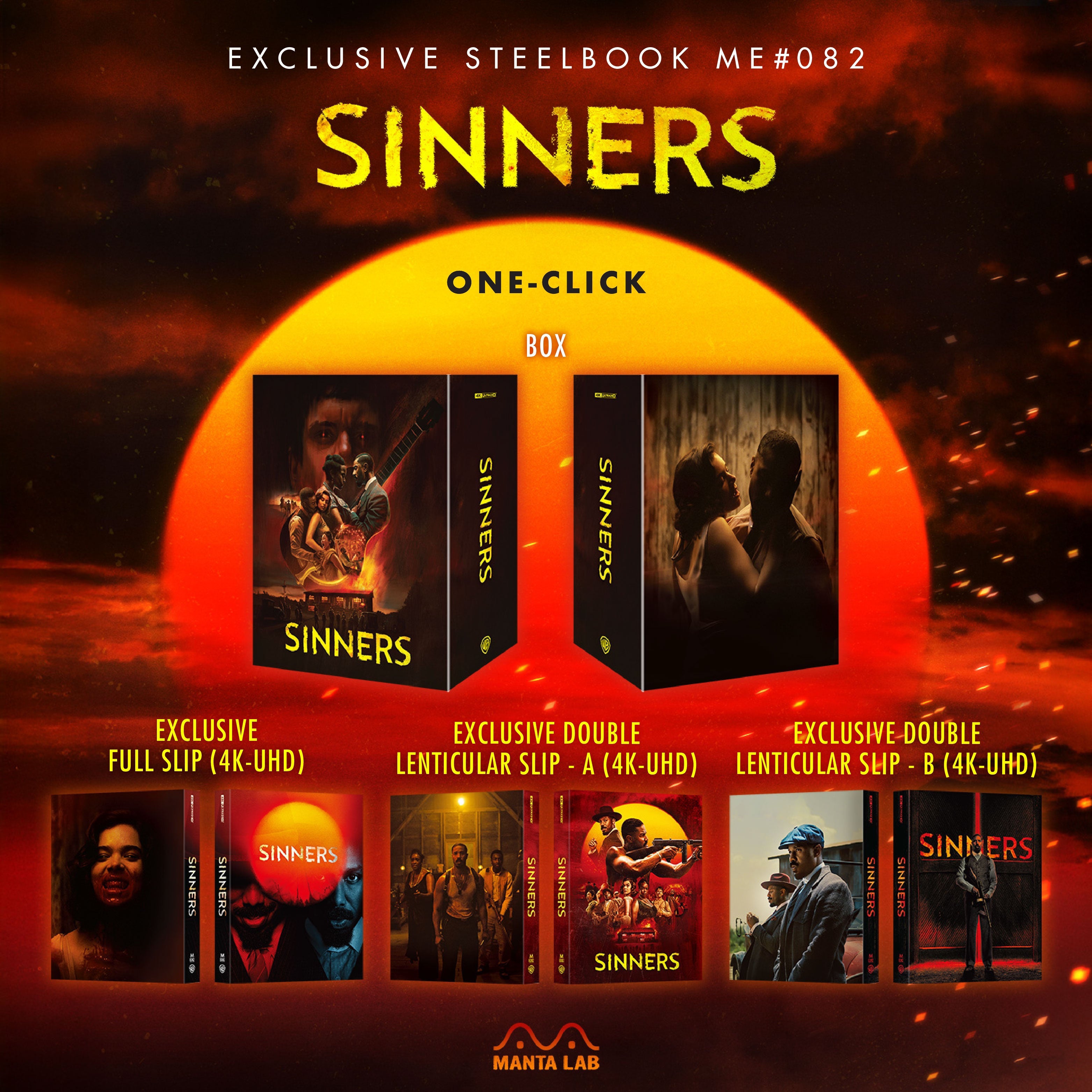 Manta Lab [ME#72] Sinners Steelbook (One Click)