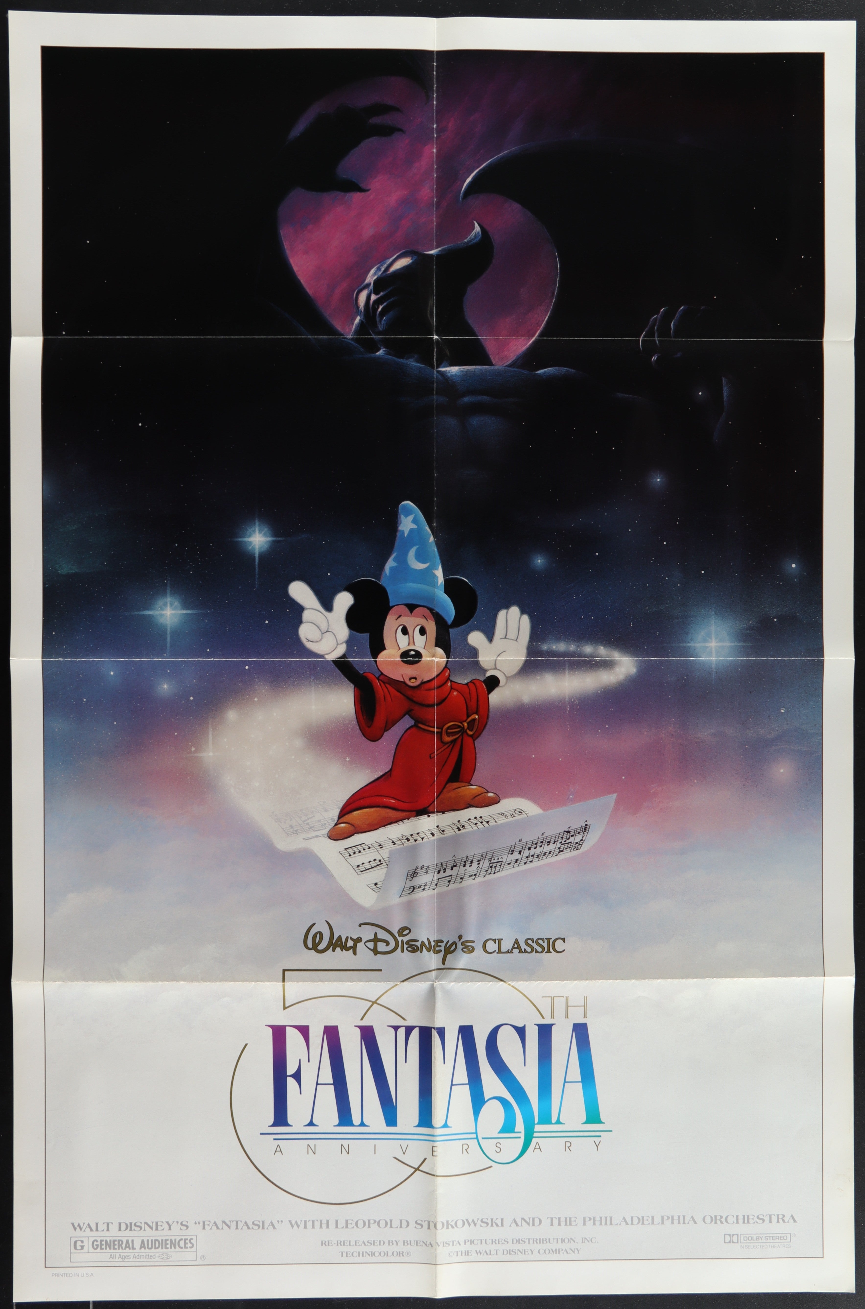 Fantasia (1990) Original US One Sheet Movie Poster