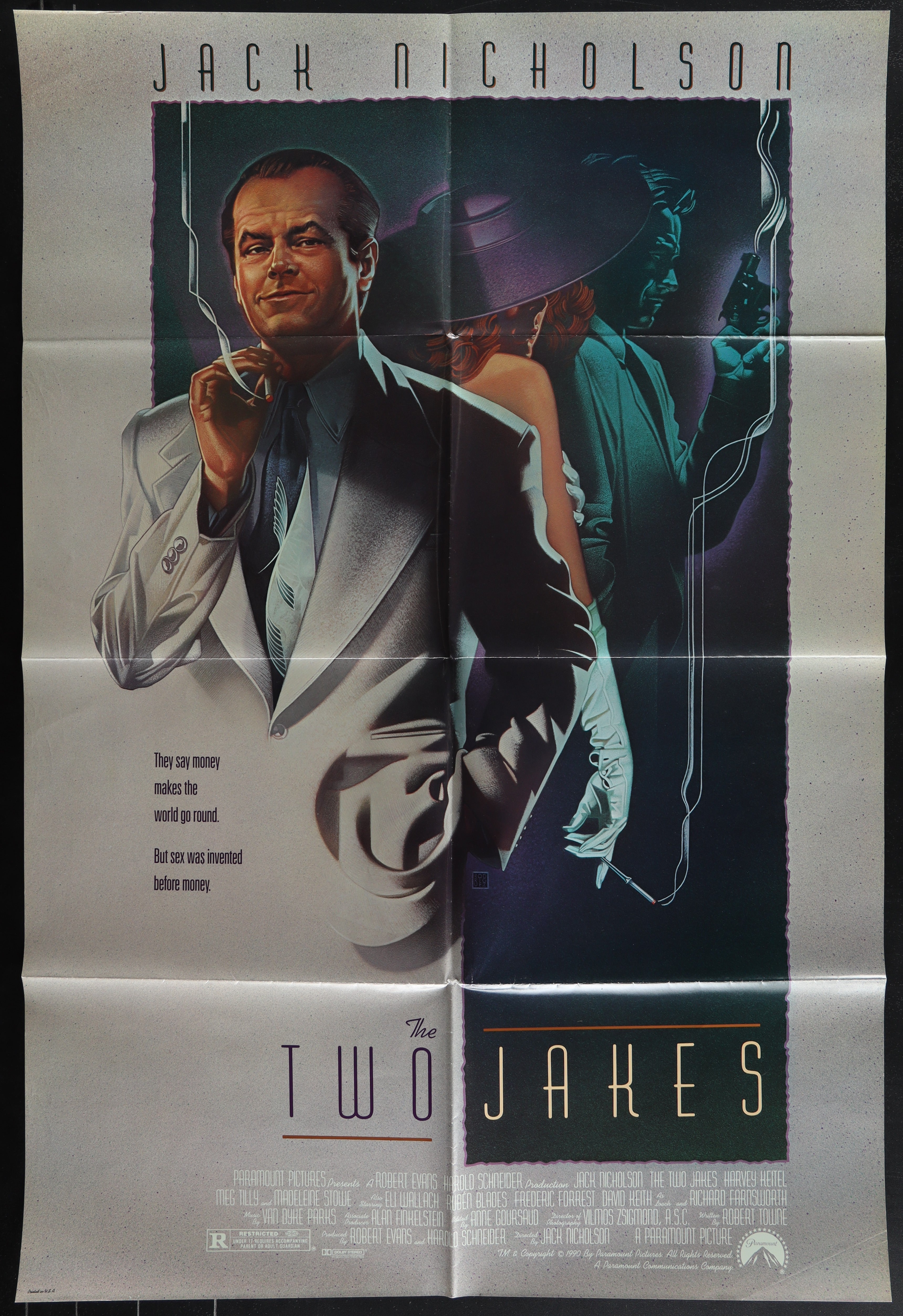 The Two Jakes (1990) Original US One Sheet Movie Poster