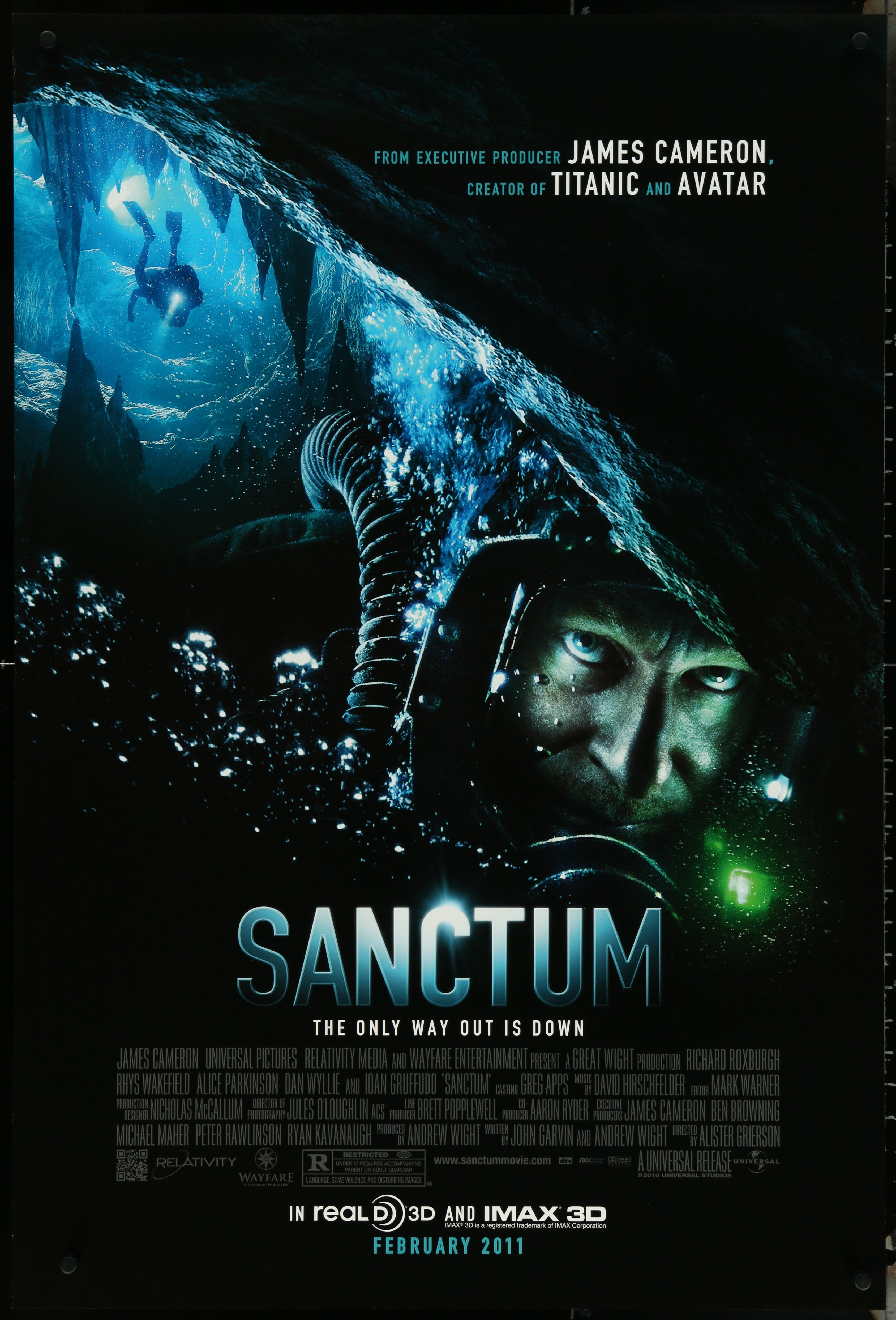 Sanctum (2011) Original US One Sheet Movie Poster