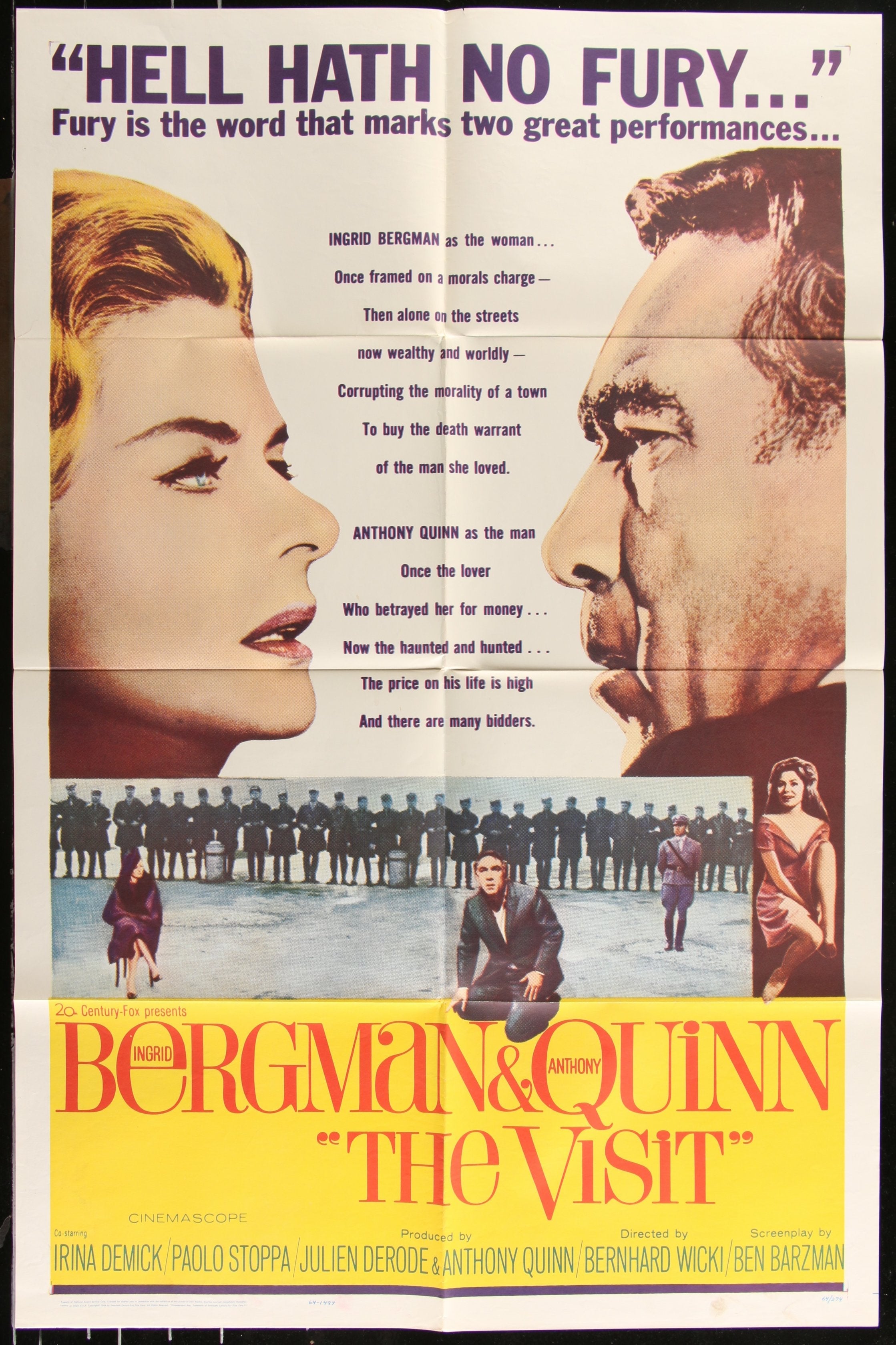 The Visit (1964) Original US One Sheet Movie Poster