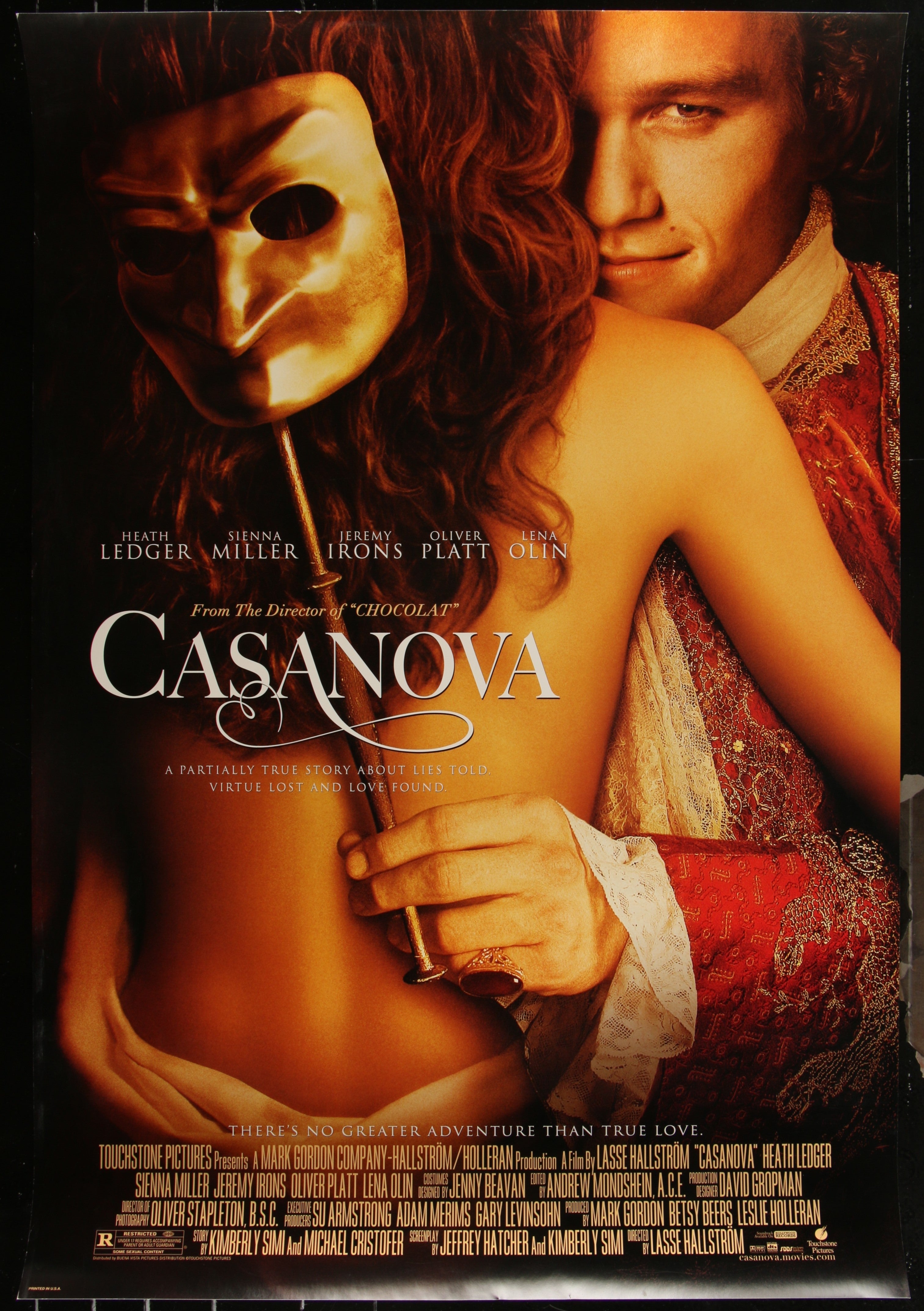 Casanova (2005) Original US One Sheet Movie Poster