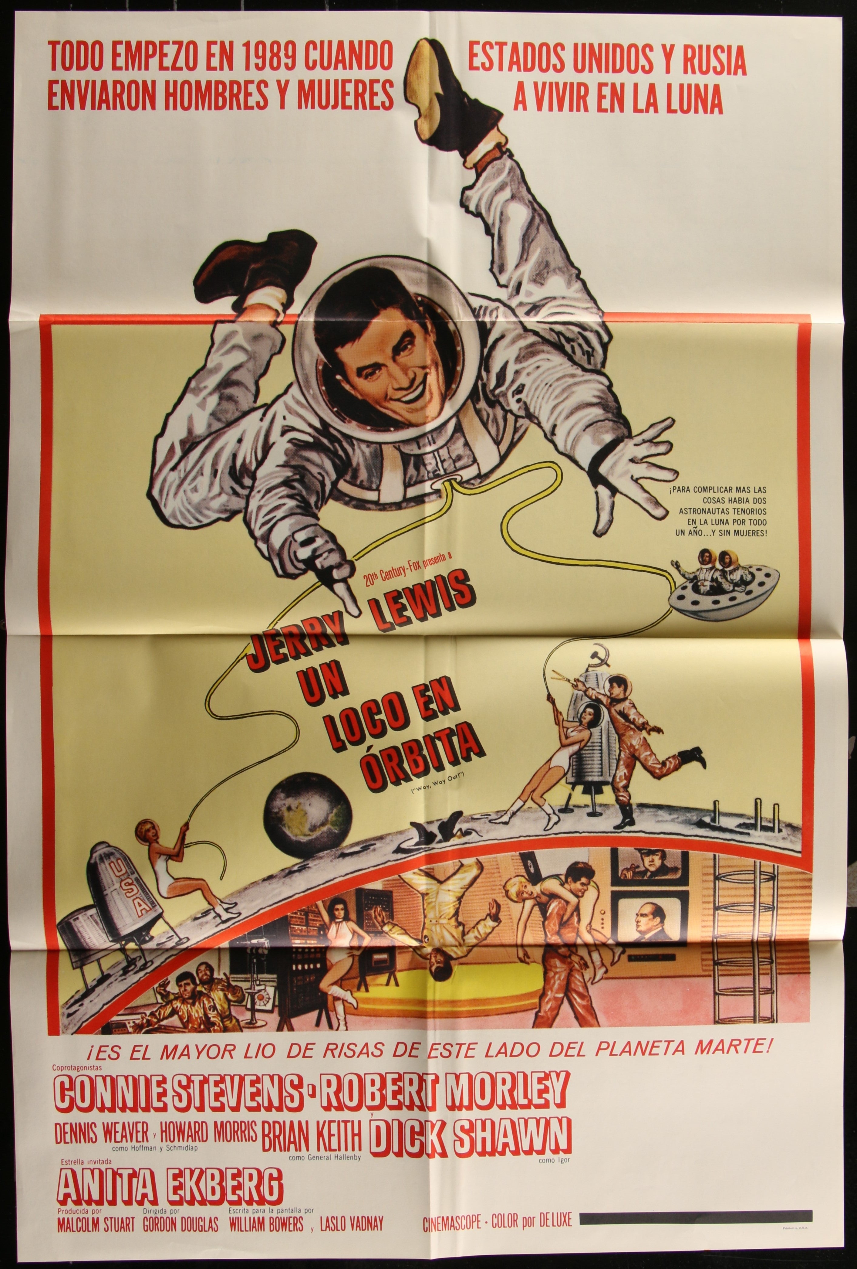 Way... Way Out (1966) Original Spanish Language One Sheet Movie Poster