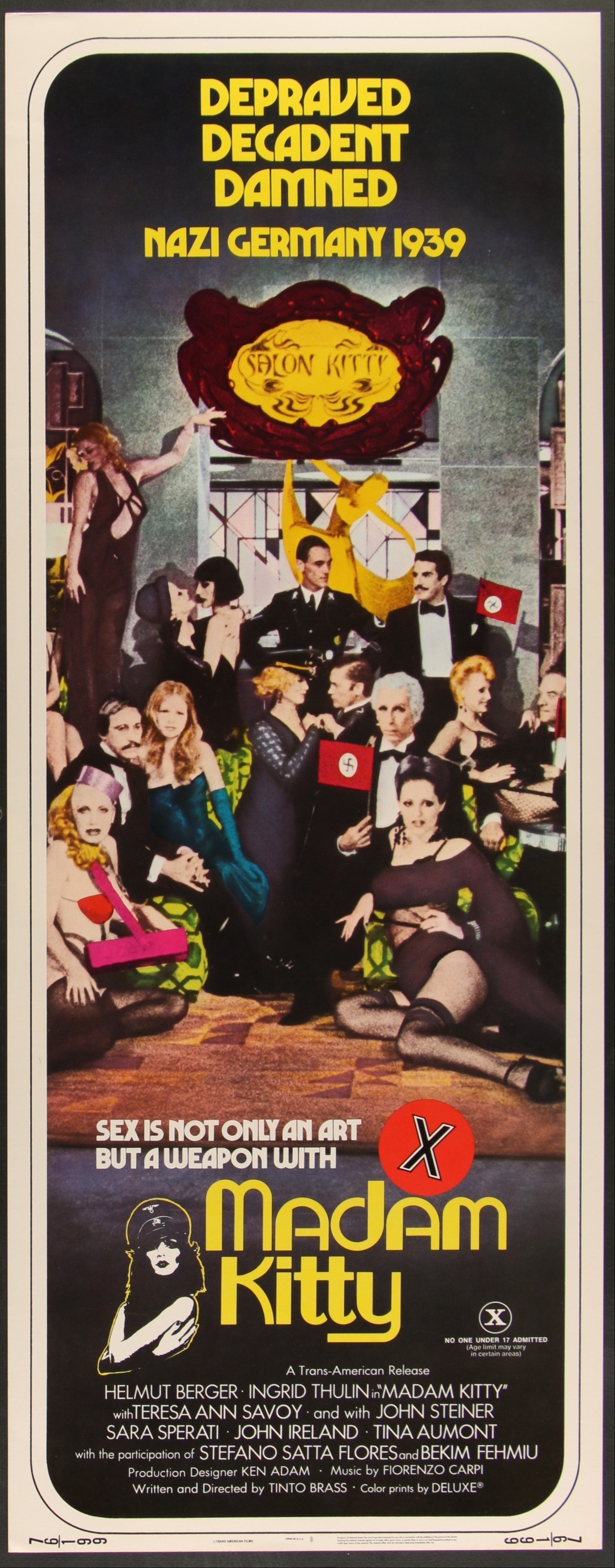 Madam Kitty (1977) Original US Insert Movie Poster