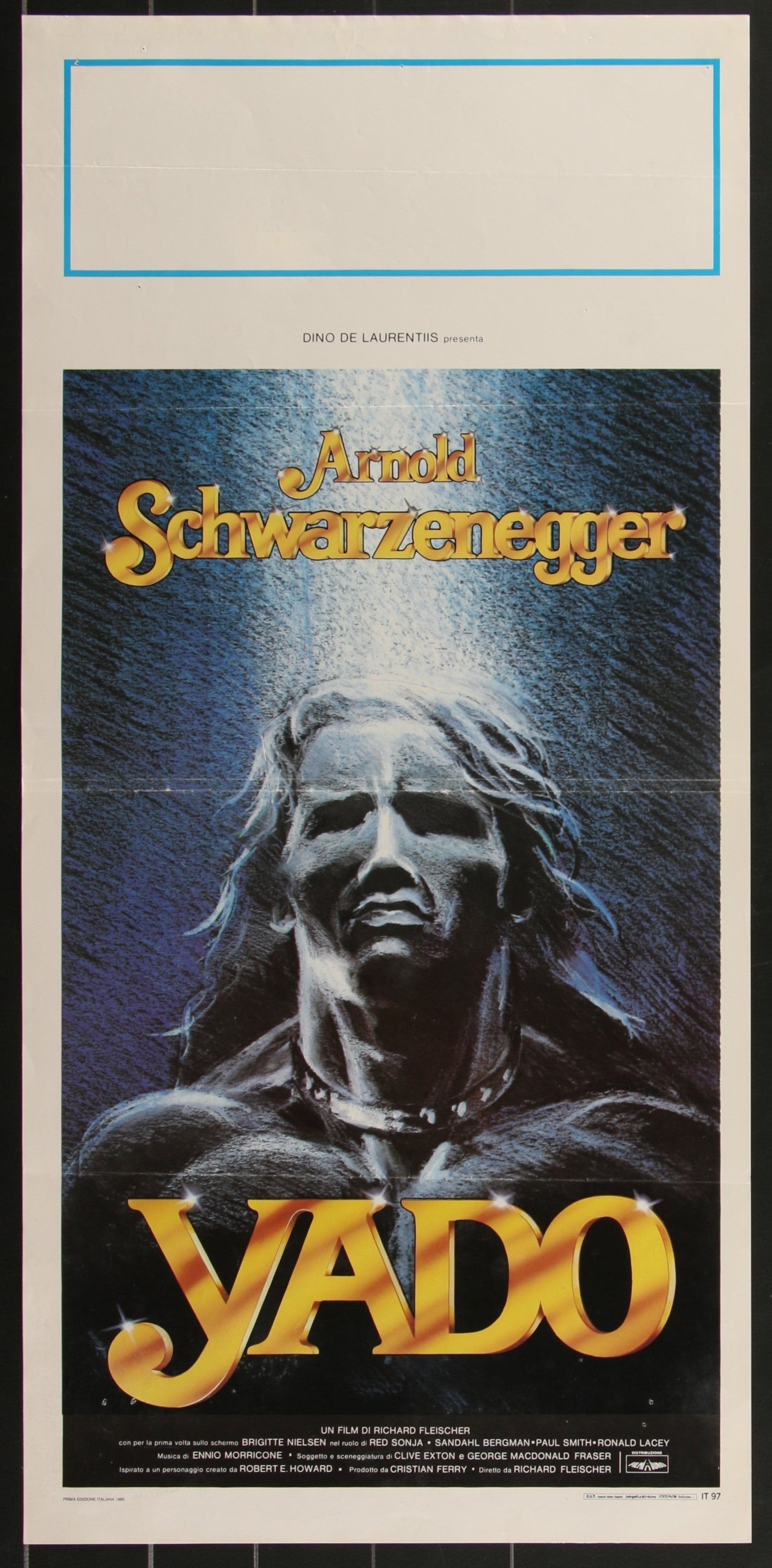 Red Sonja (1985) Original Italian Locandina Movie Poster