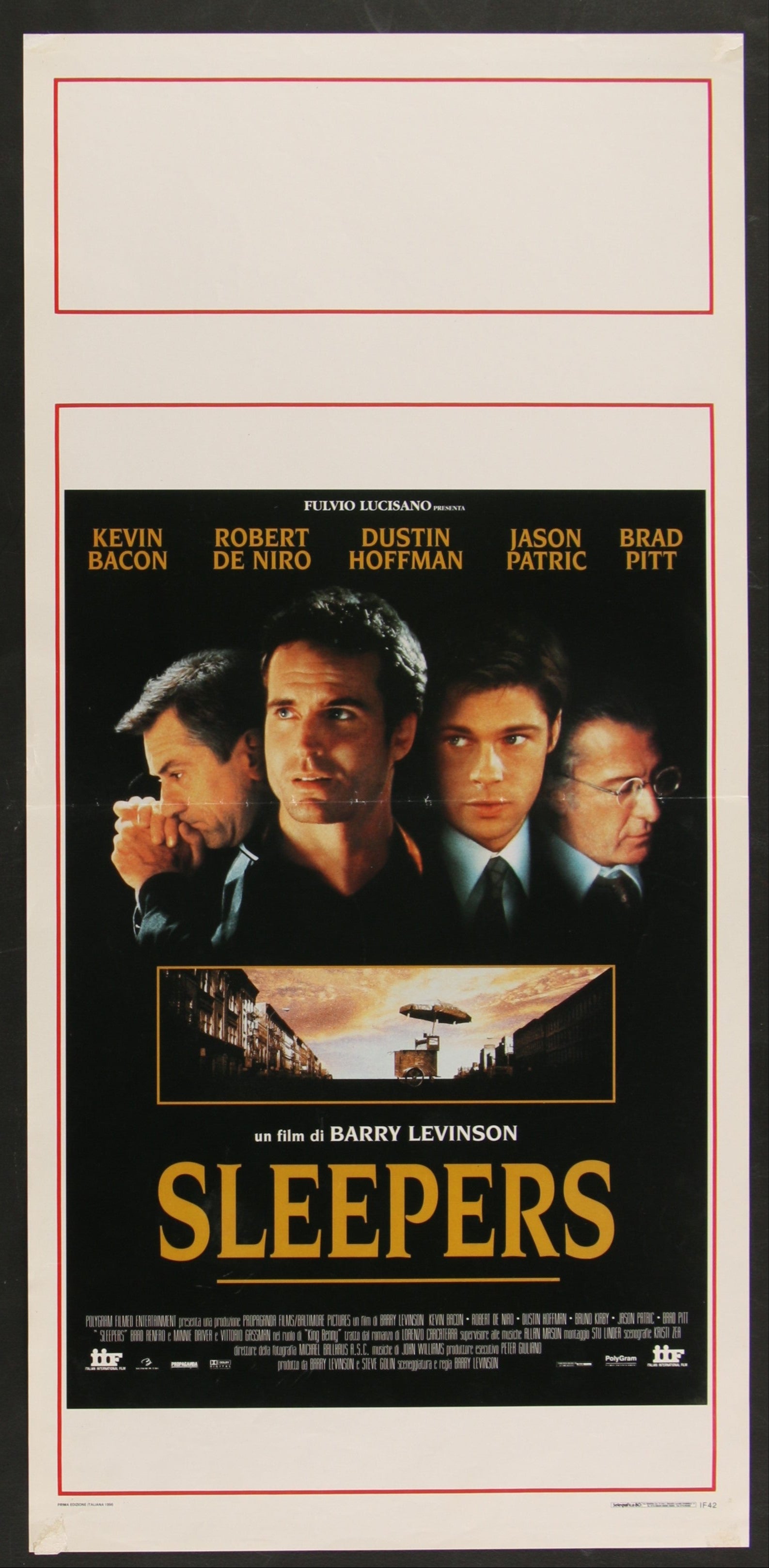 Sleepers (1996) Original Italian Locandina Movie Poster