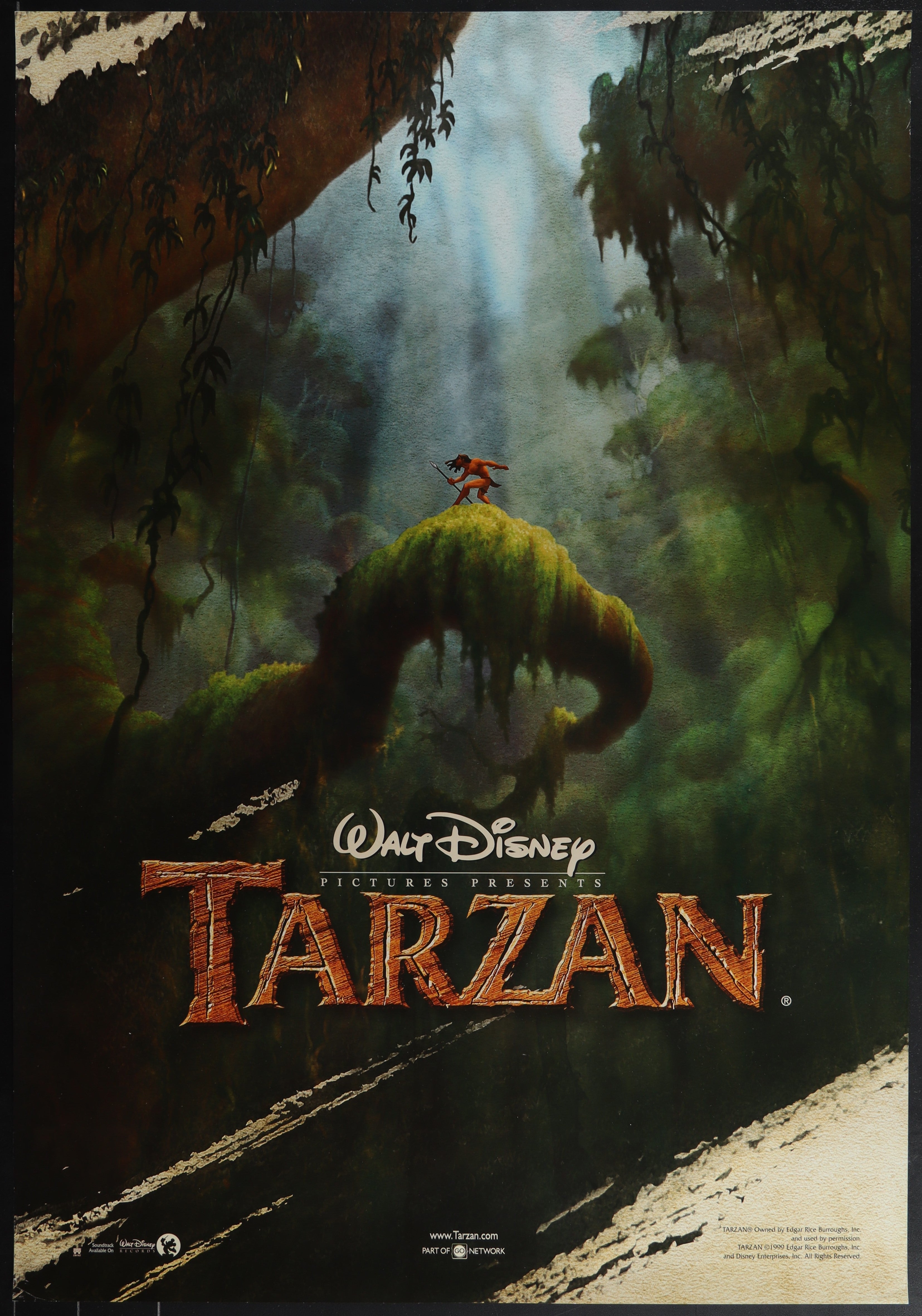 Tarzan (1999) Original US One Sheet Movie Poster