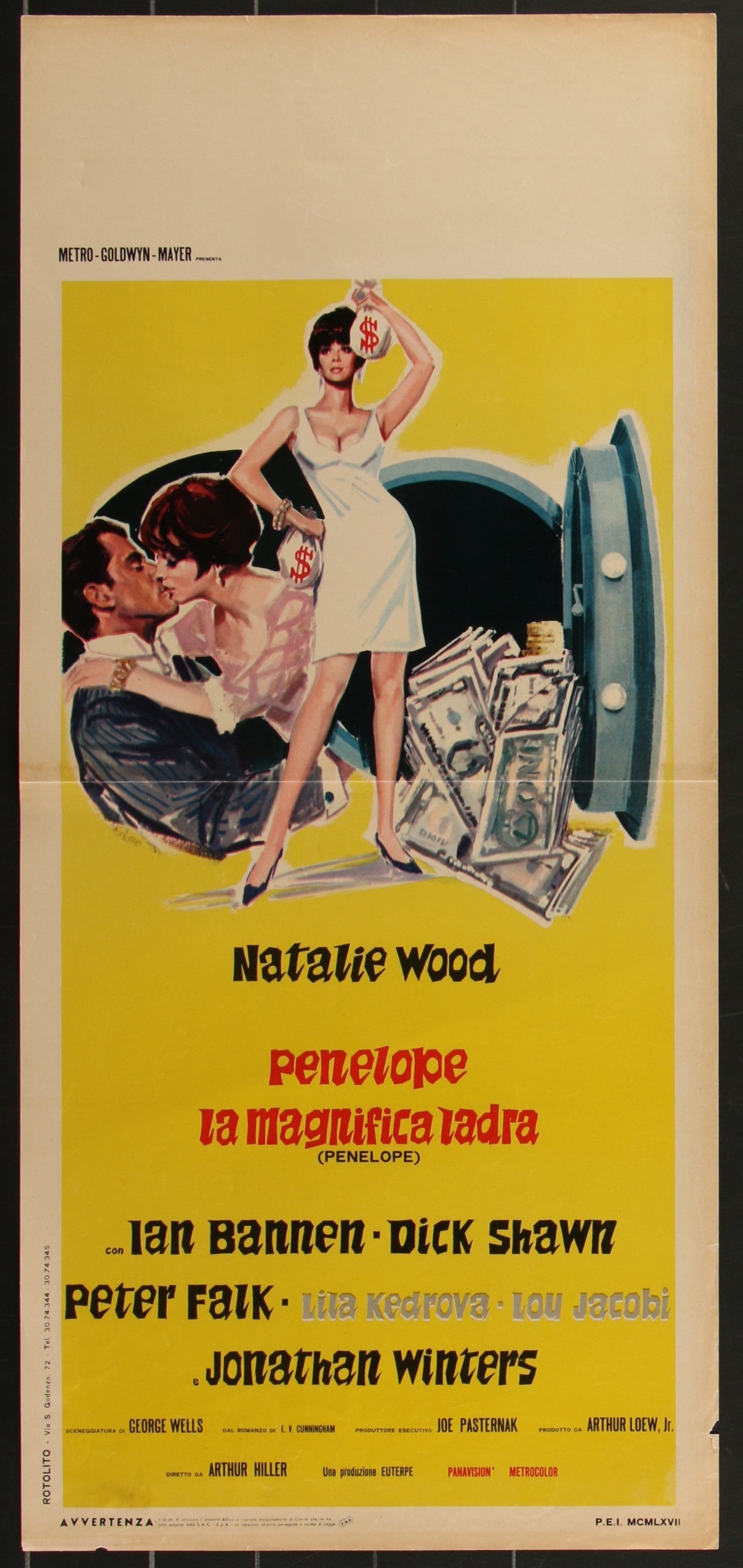 Penelope (1967) Original Italian Locandina Movie Poster