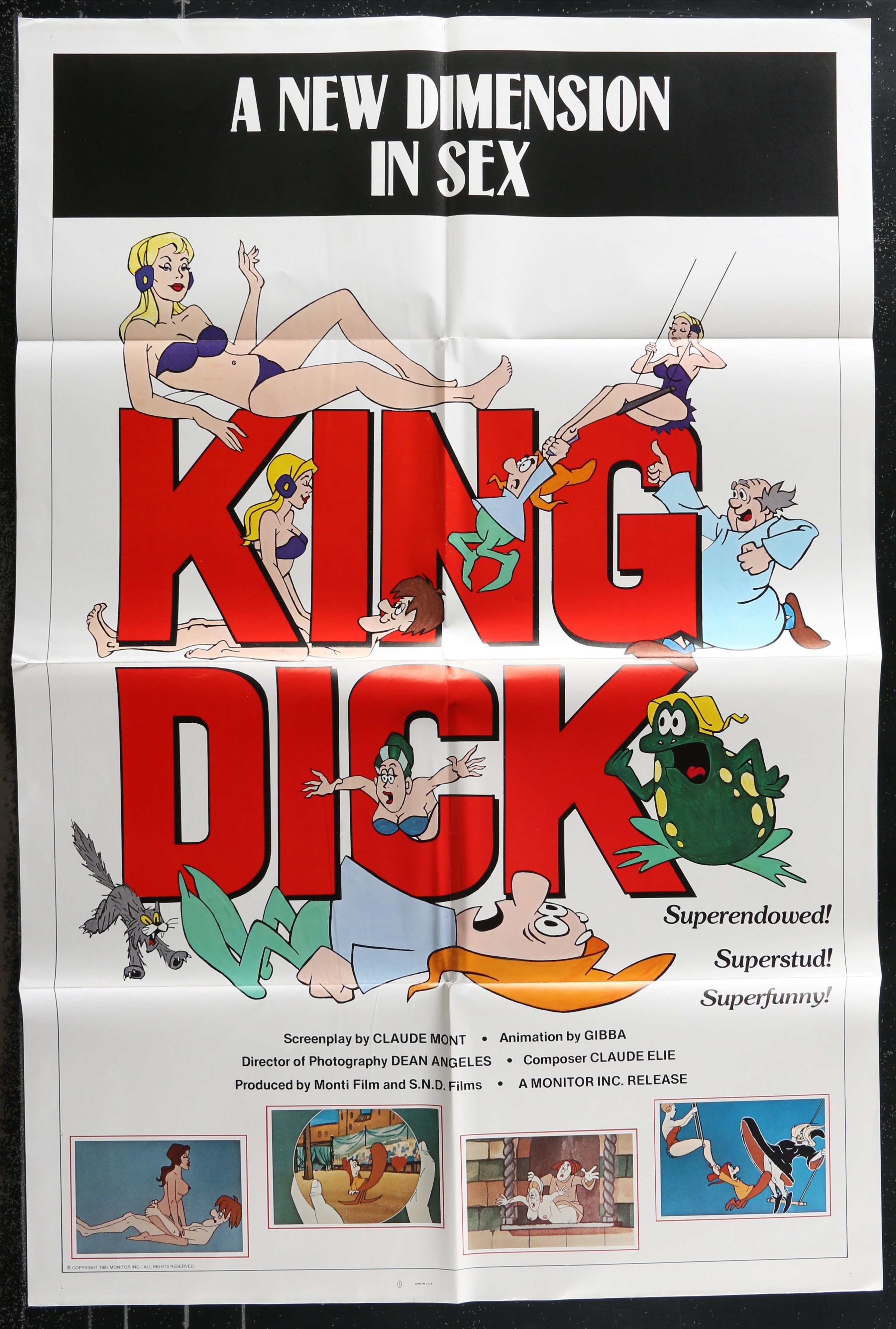 King Dick (1983) Original US One Sheet Movie Poster