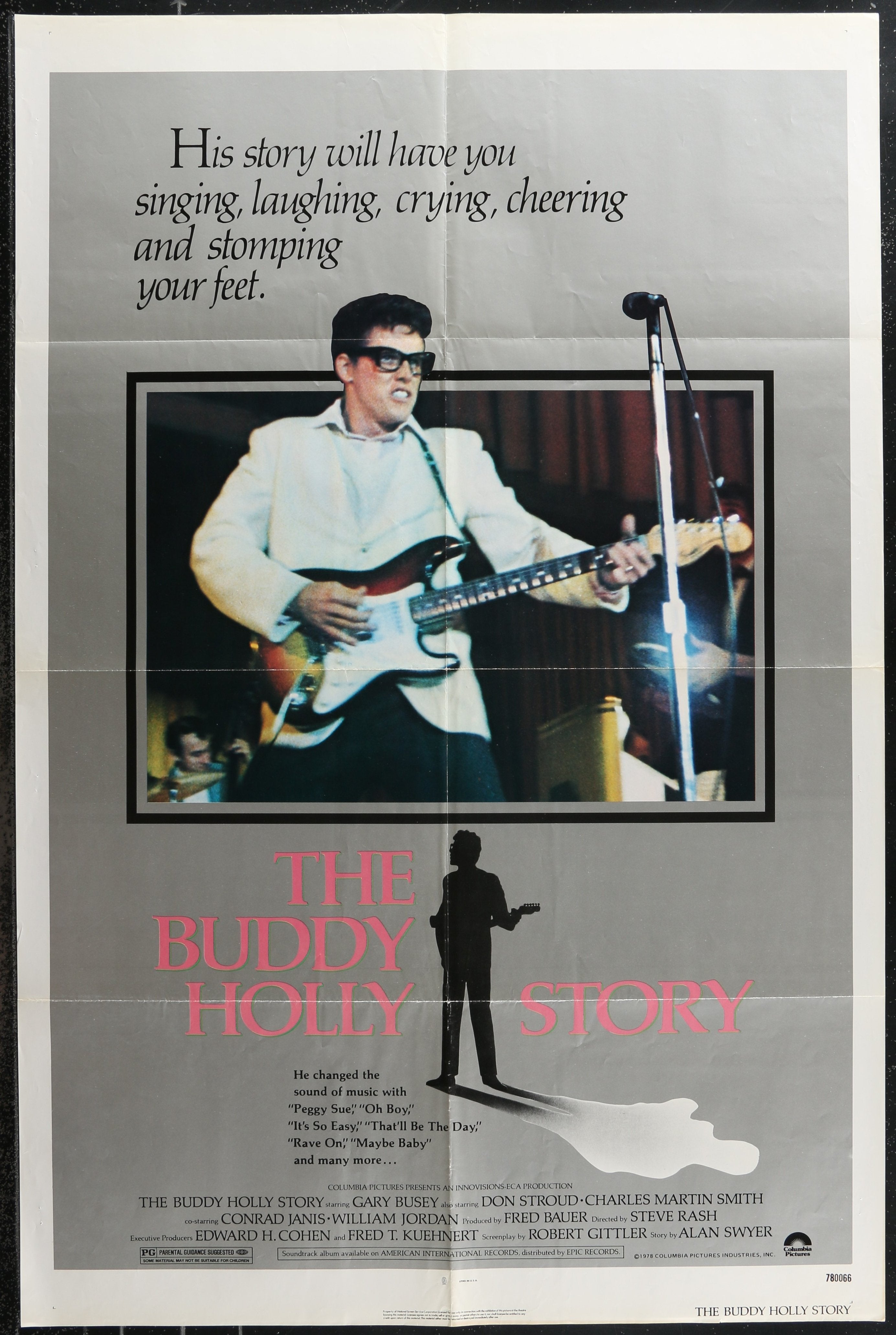 The Buddy Holly Story (1978) Original US One Sheet Movie Poster