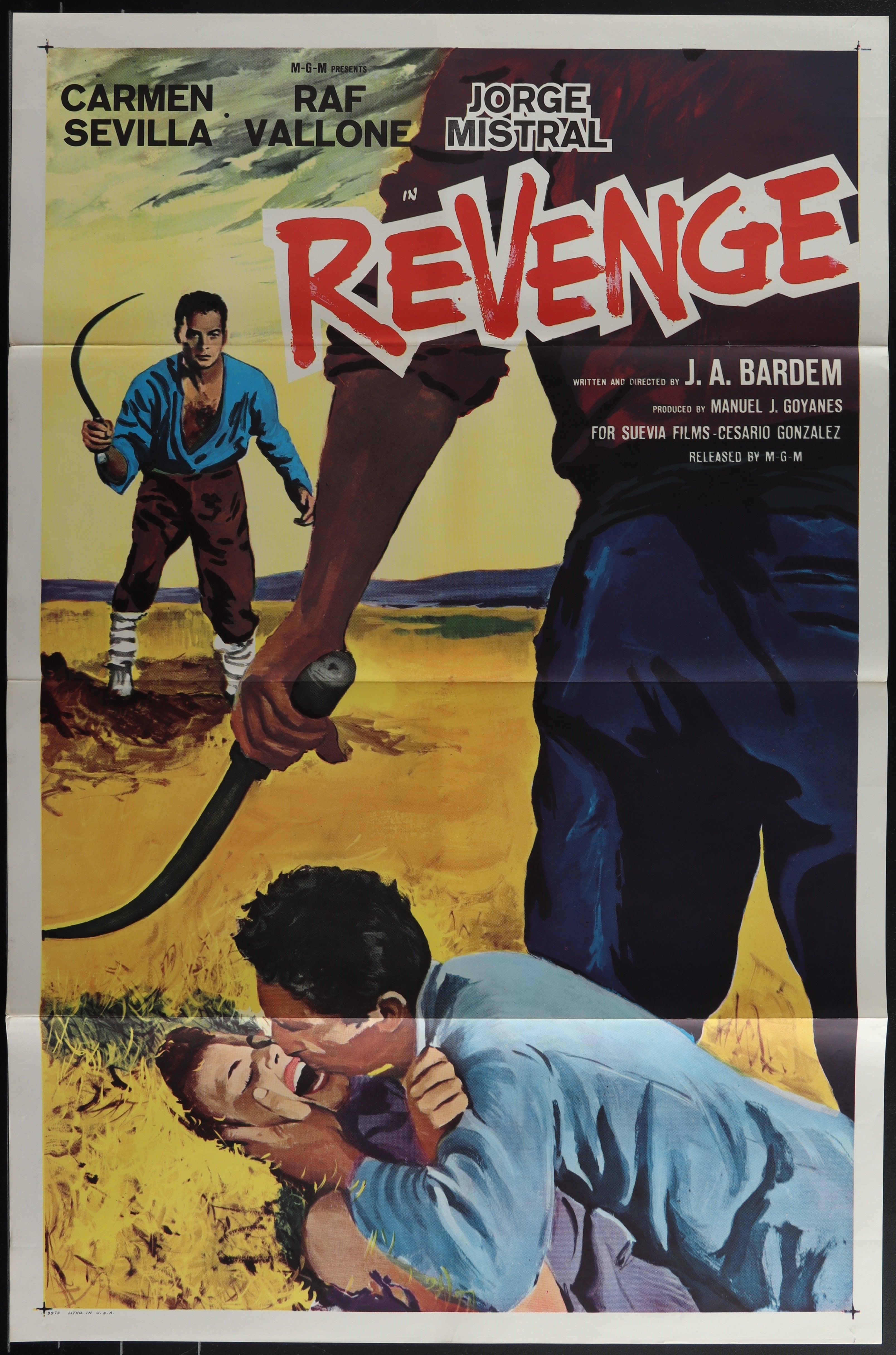 Revenge (1960s Re-Release) Original US One Sheet Movie Poster