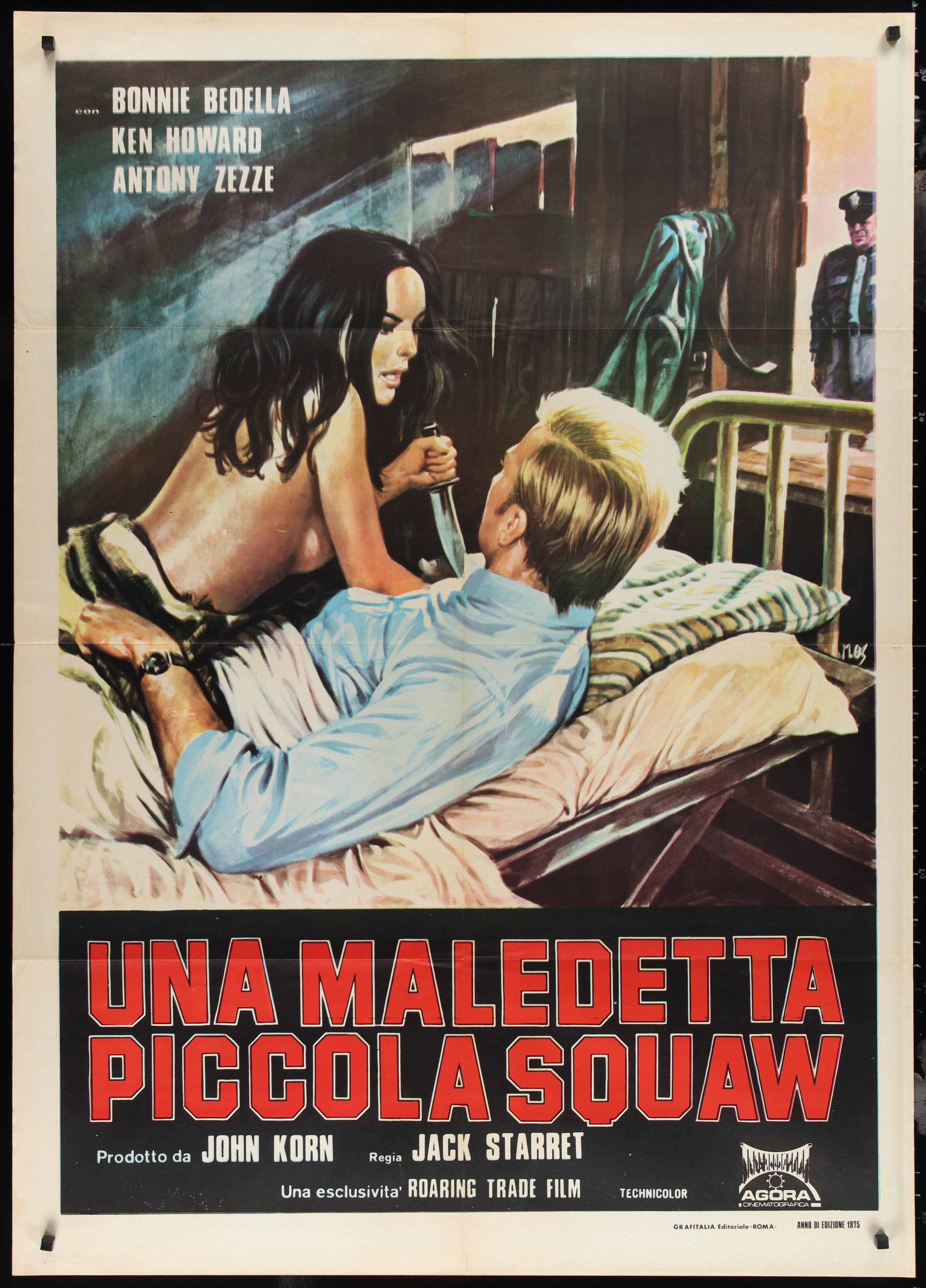 The Strange Vengeance Of Rosalie (1975) Original Italian One Panel Movie Poster