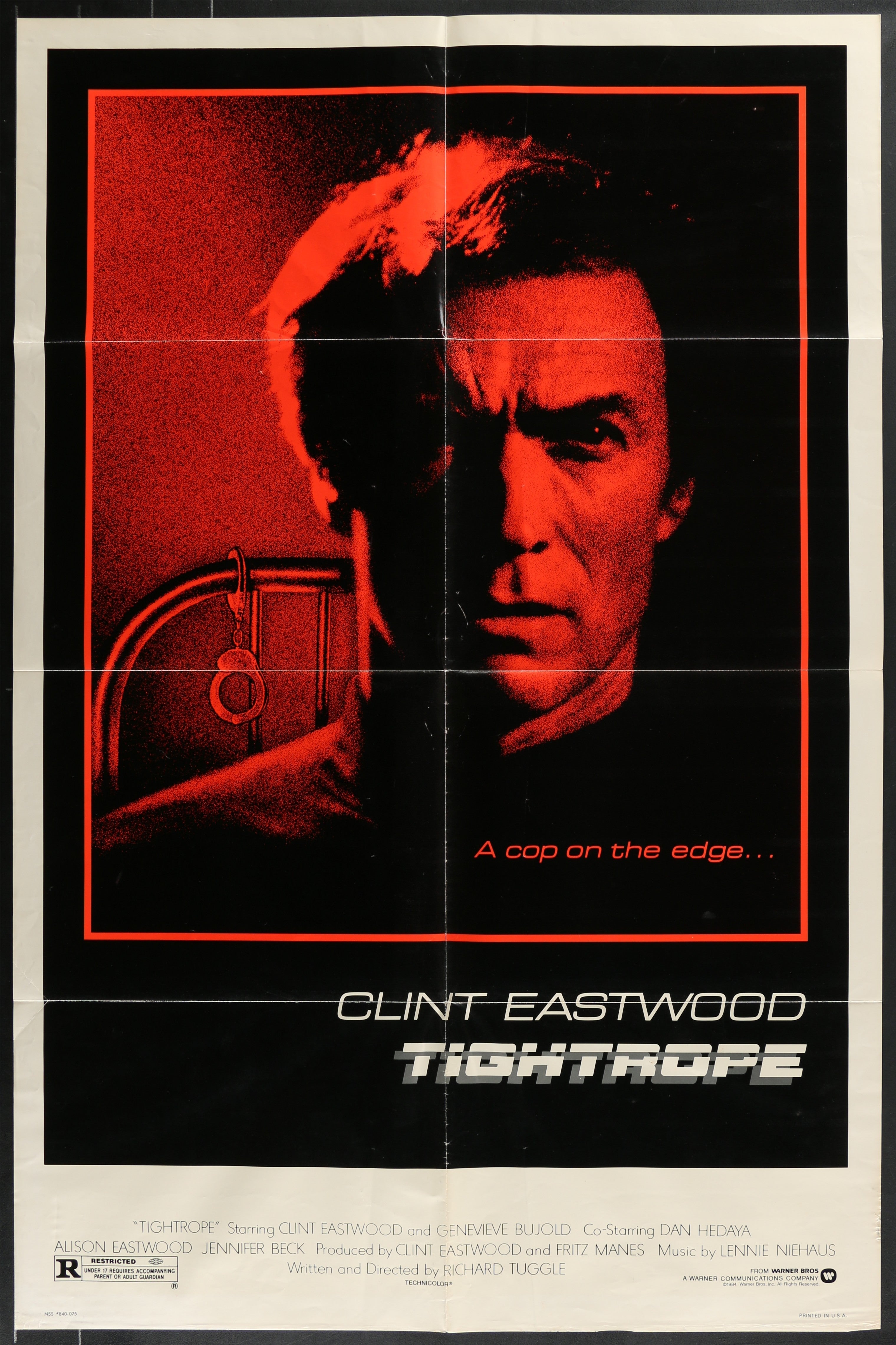 Tightrope (1984) Original US One Sheet Cinema Poster