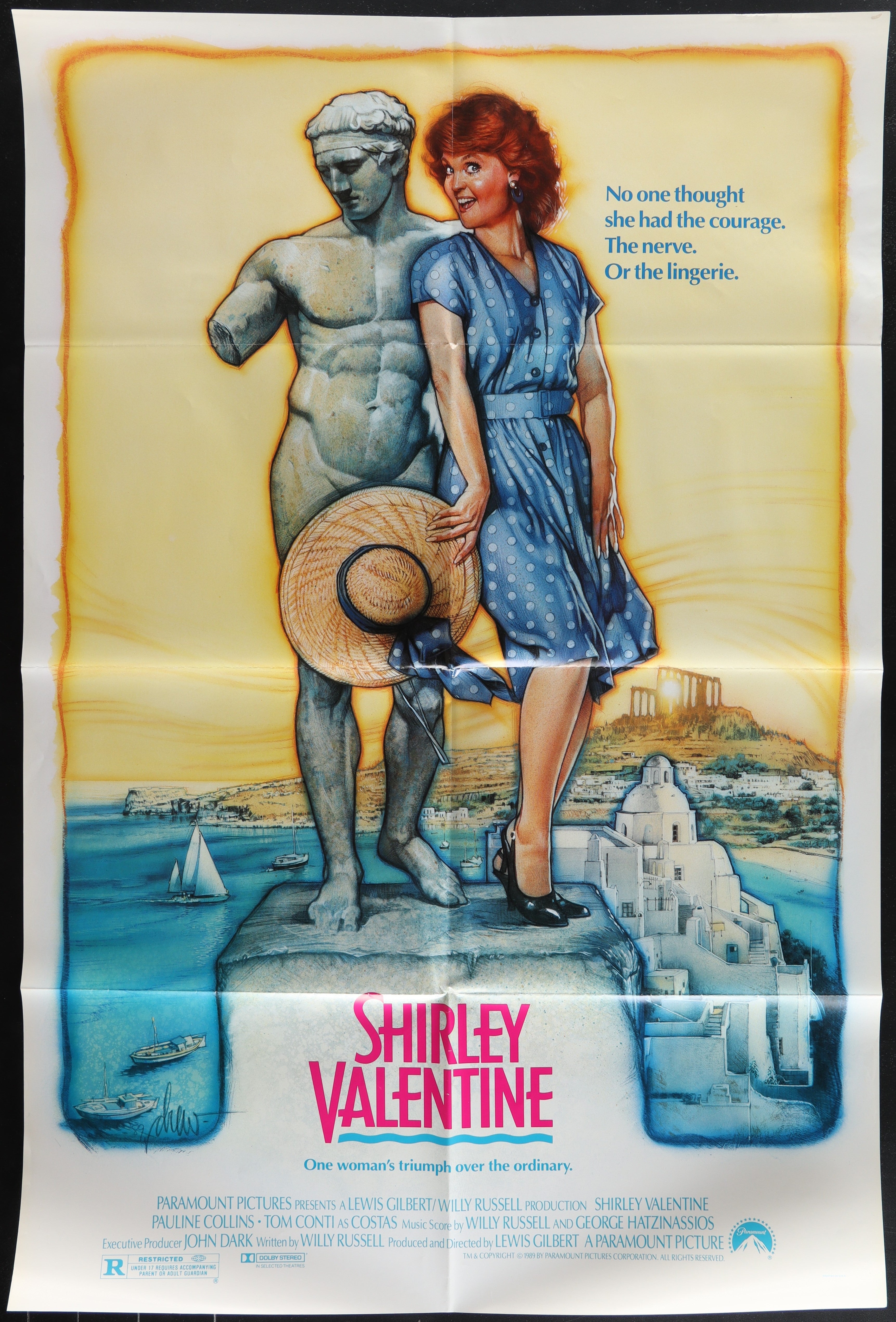 Shirley Valentine (1989) Original US One Sheet Movie Poster