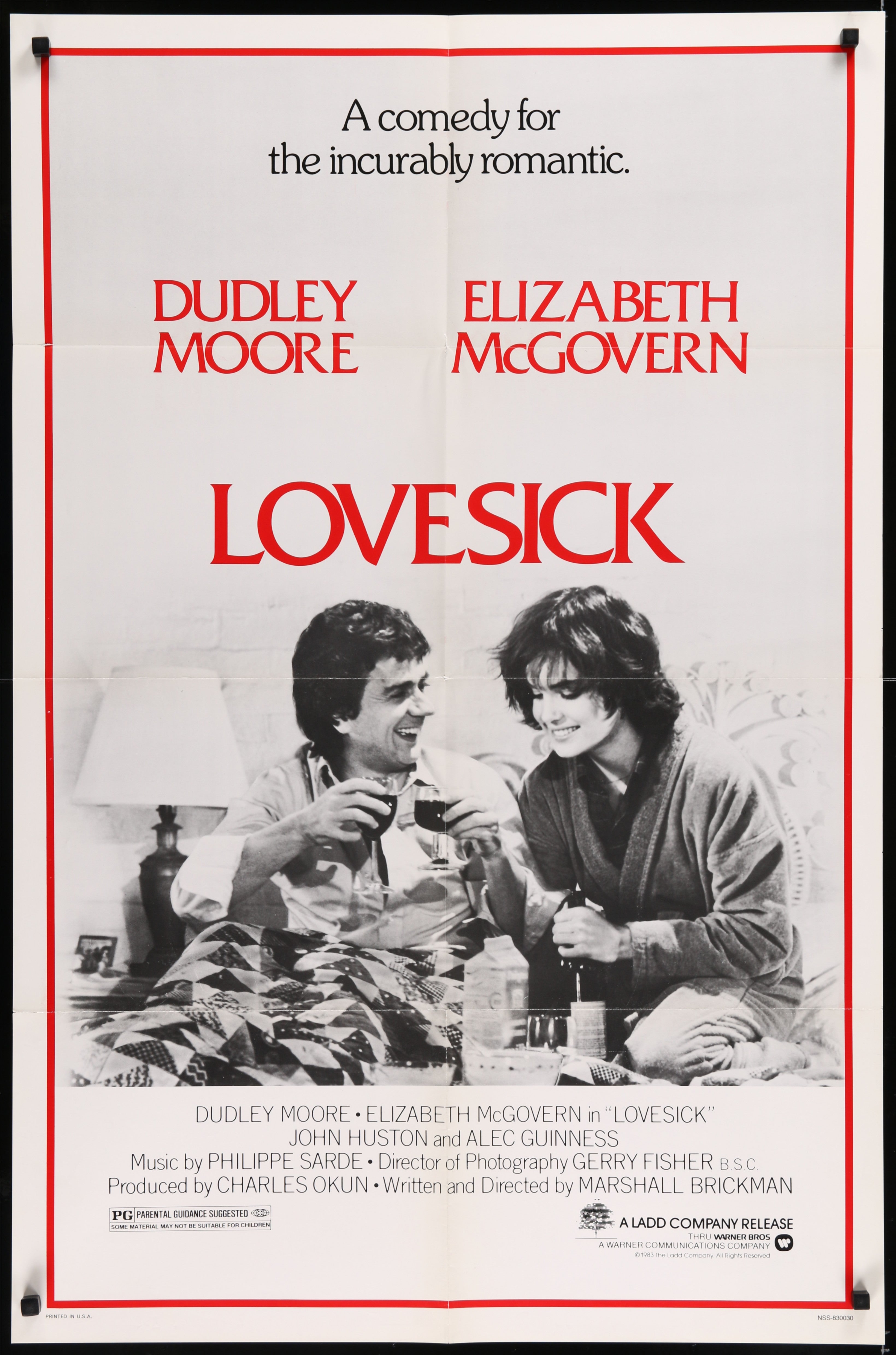 Lovesick (1983) Original US One Sheet Movie Poster