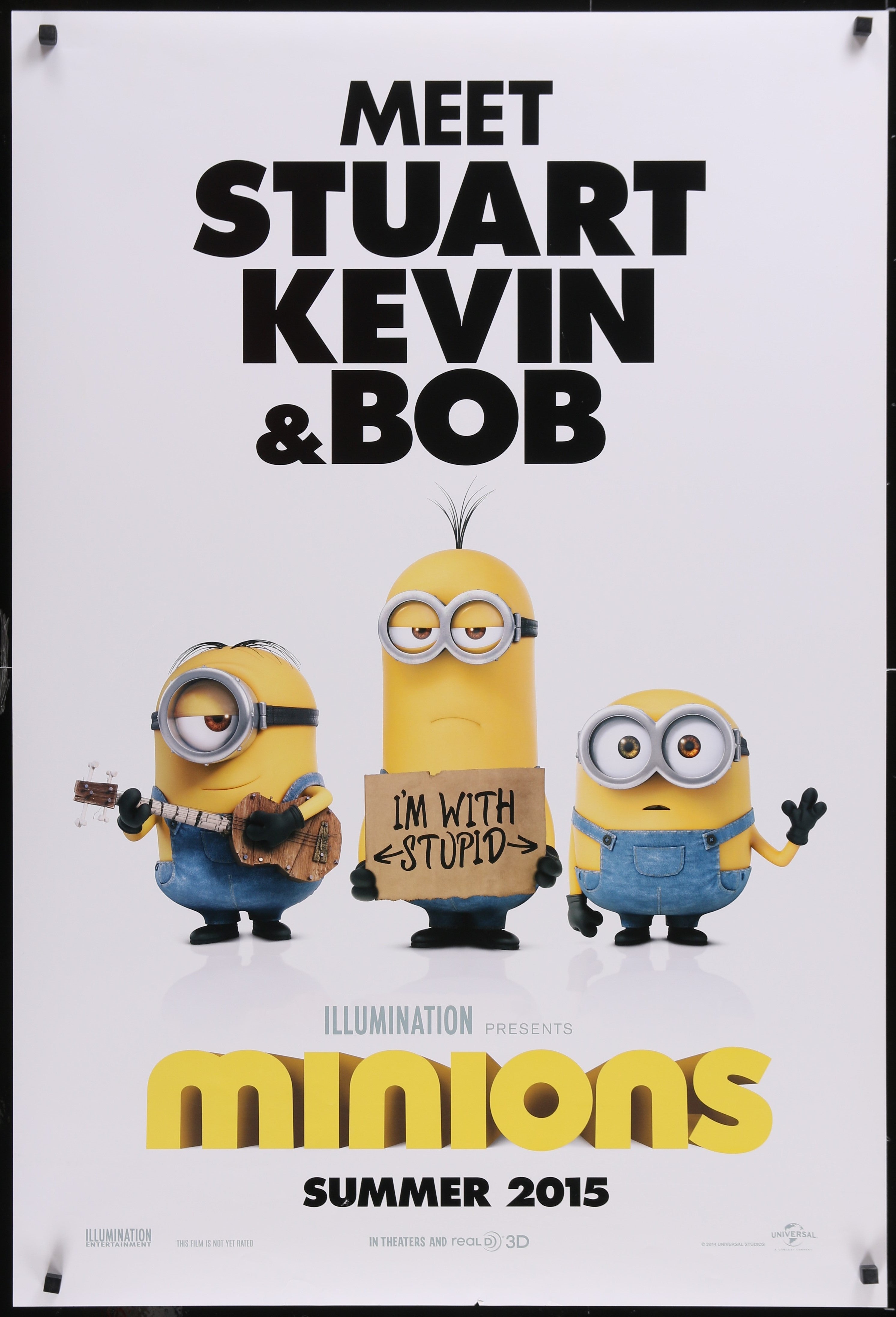Minions (2015) Original US One Sheet Movie Poster