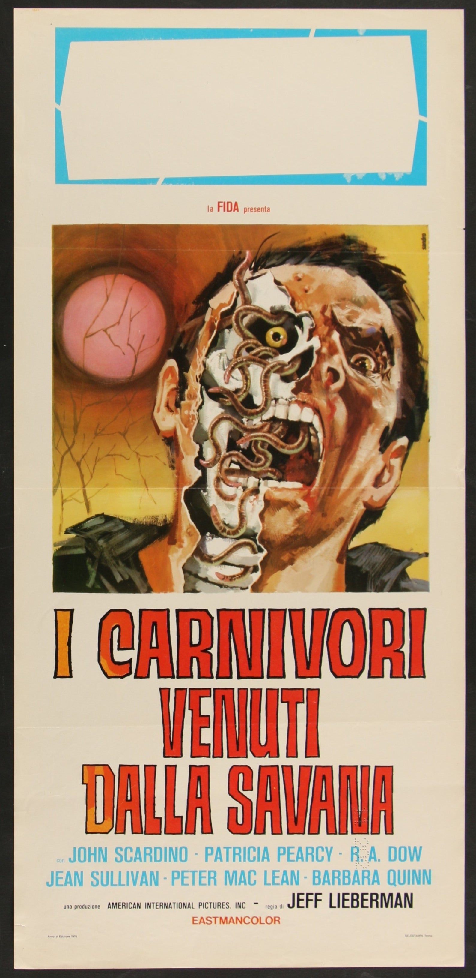 Squirm (1976) Original Italian Locandina Movie Poster