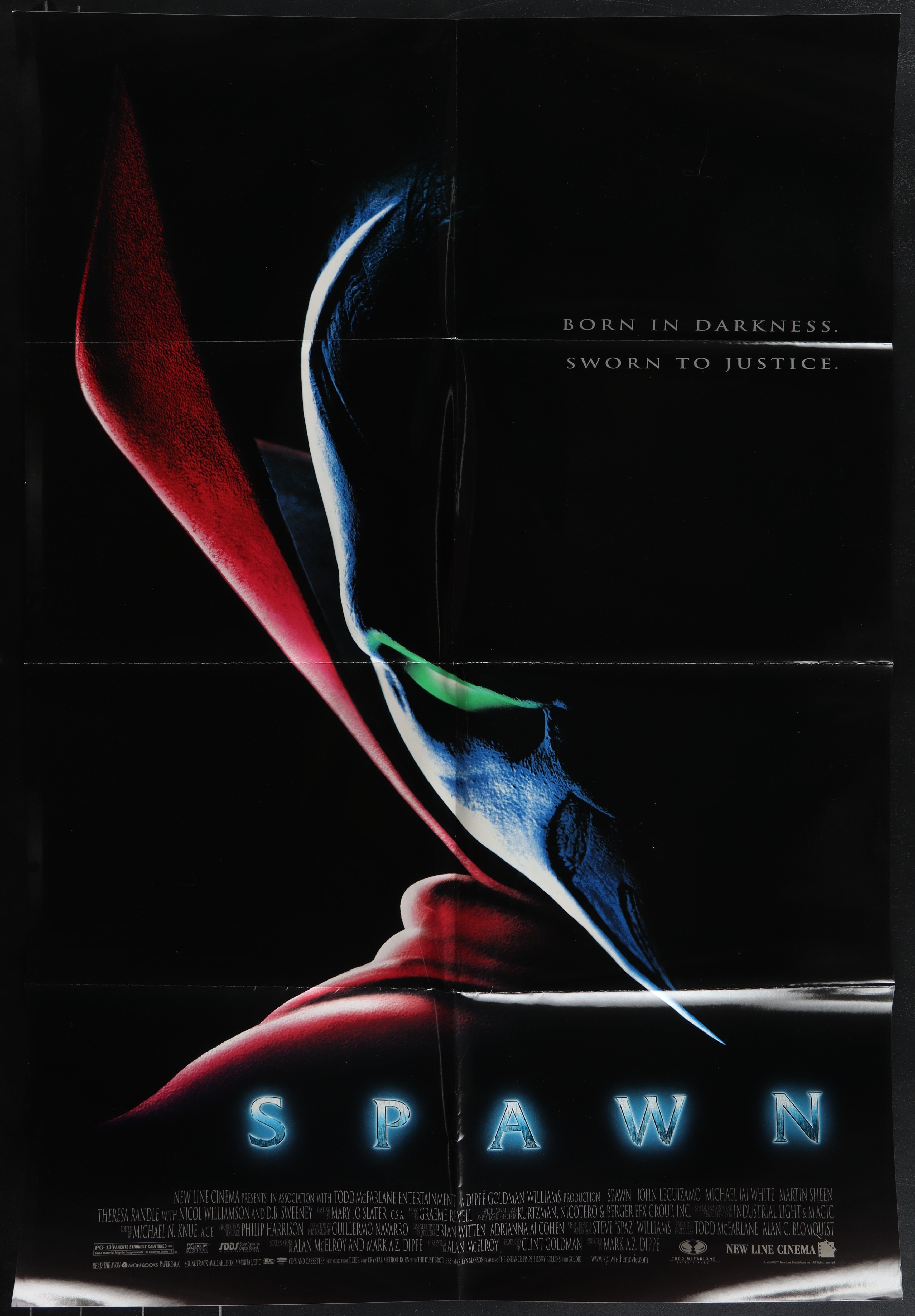 Spawn (1997) Original US One Sheet Movie Poster
