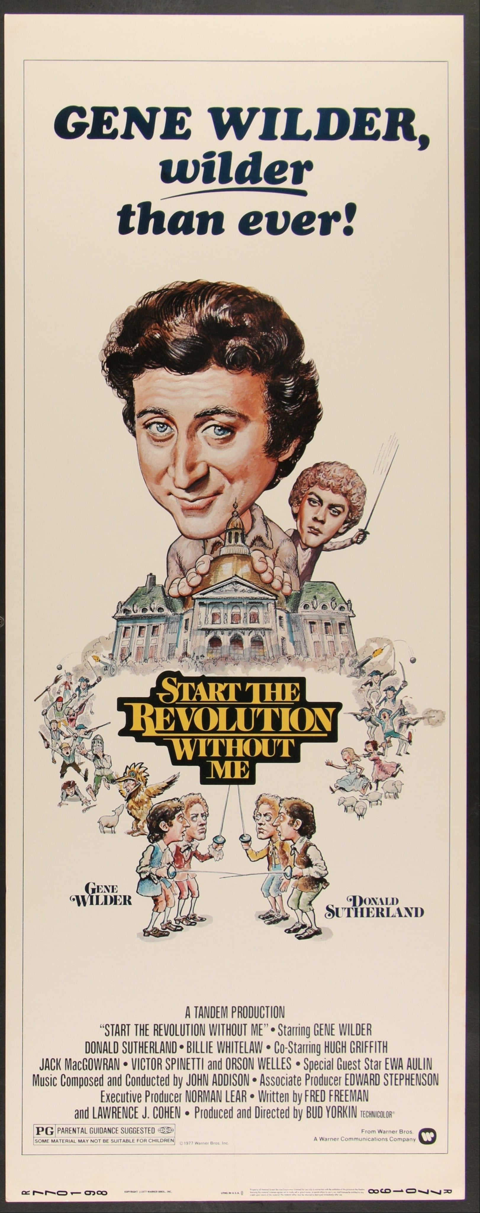 Start The Revolution Without Me (1977 RR) Original US Insert Movie Poster