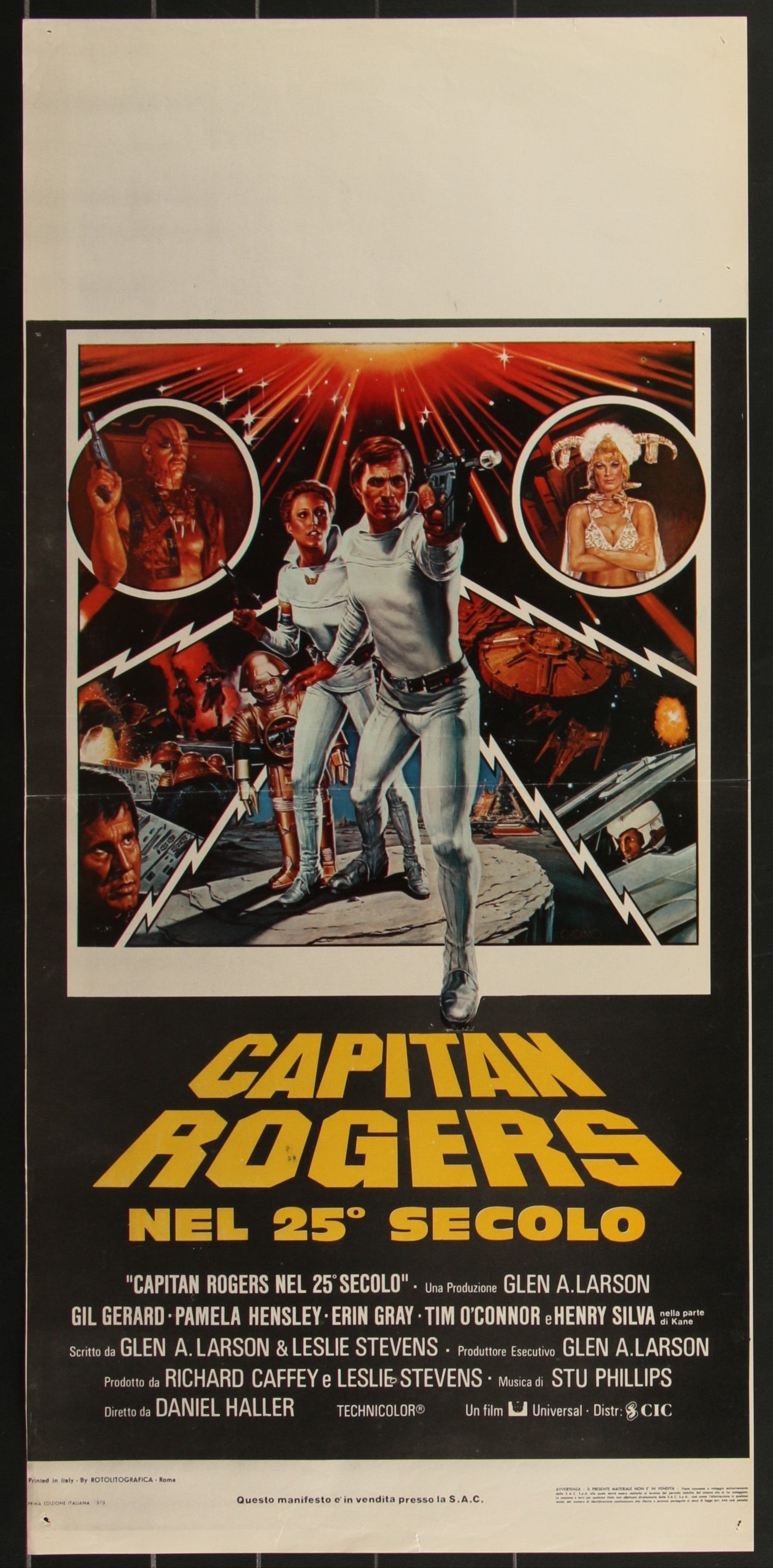 Buck Rogers In The 25th Century (1979) Original Italian Locandina Movie Poster