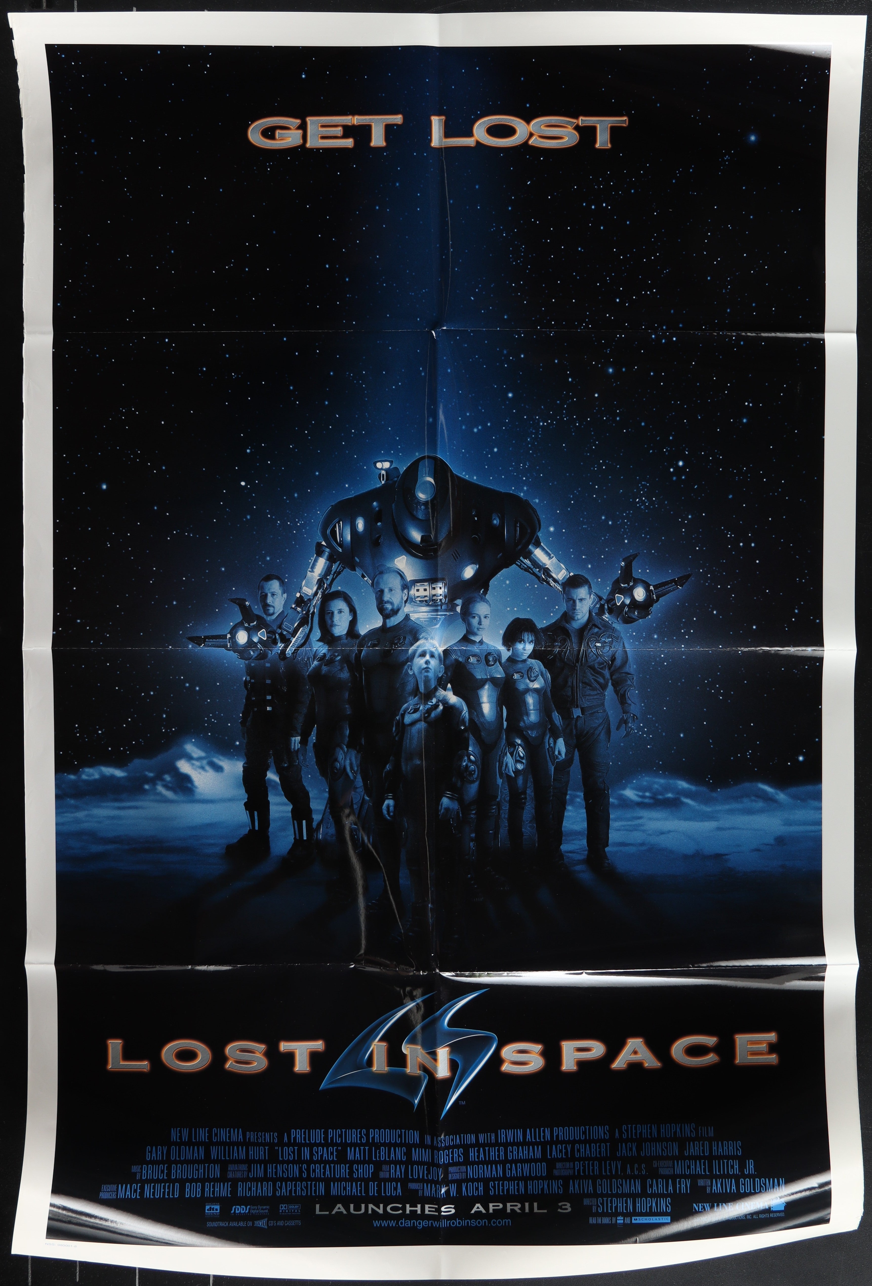 Lost In Space (1998) Original US One Sheet Movie Poster